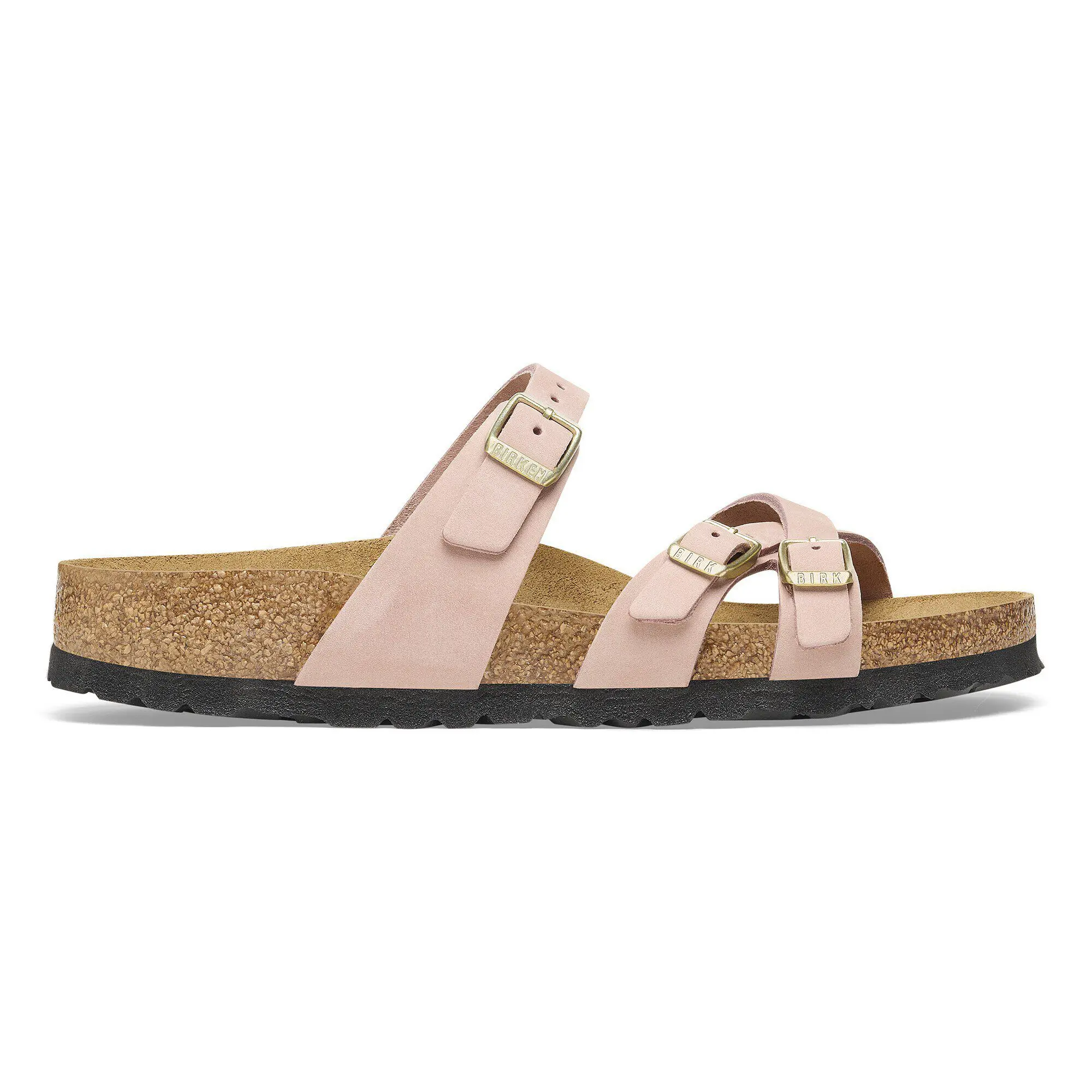 Franca Soft Footbed Nubuck Leather Soft Pink - Image 3