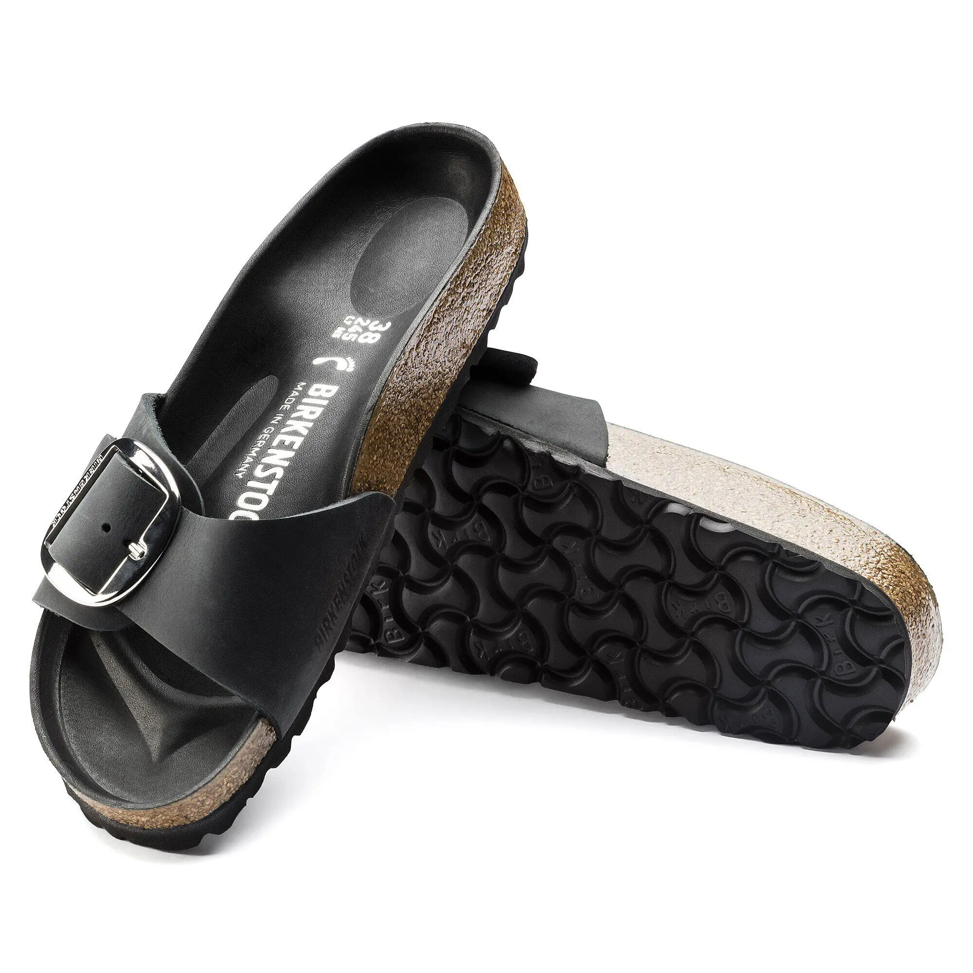 Madrid Big Buckle Natural Leather Oiled - Image 7