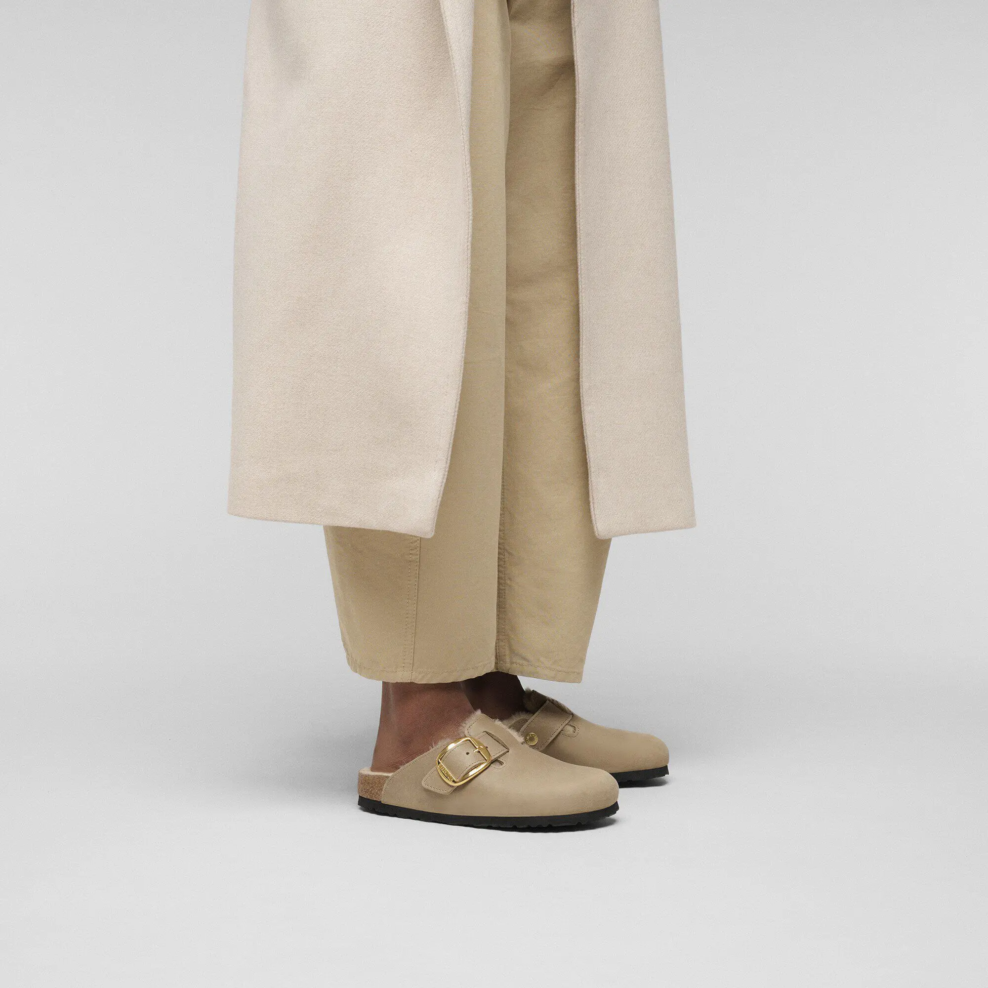 Boston Big Buckle Shearling Natural Leather Oiled - Image 5