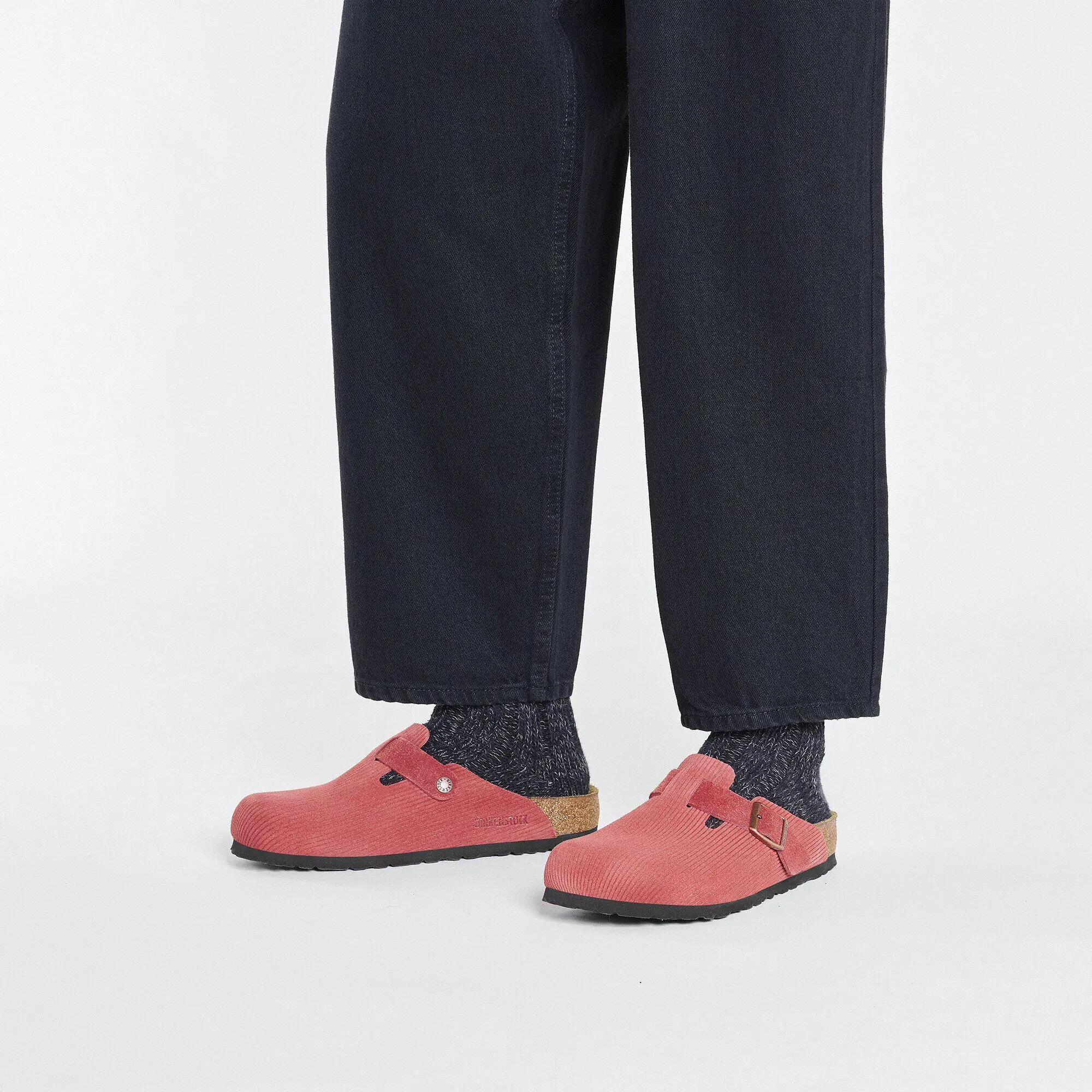 Boston Suede Embossed Corduroy Sienna Red - Image 10