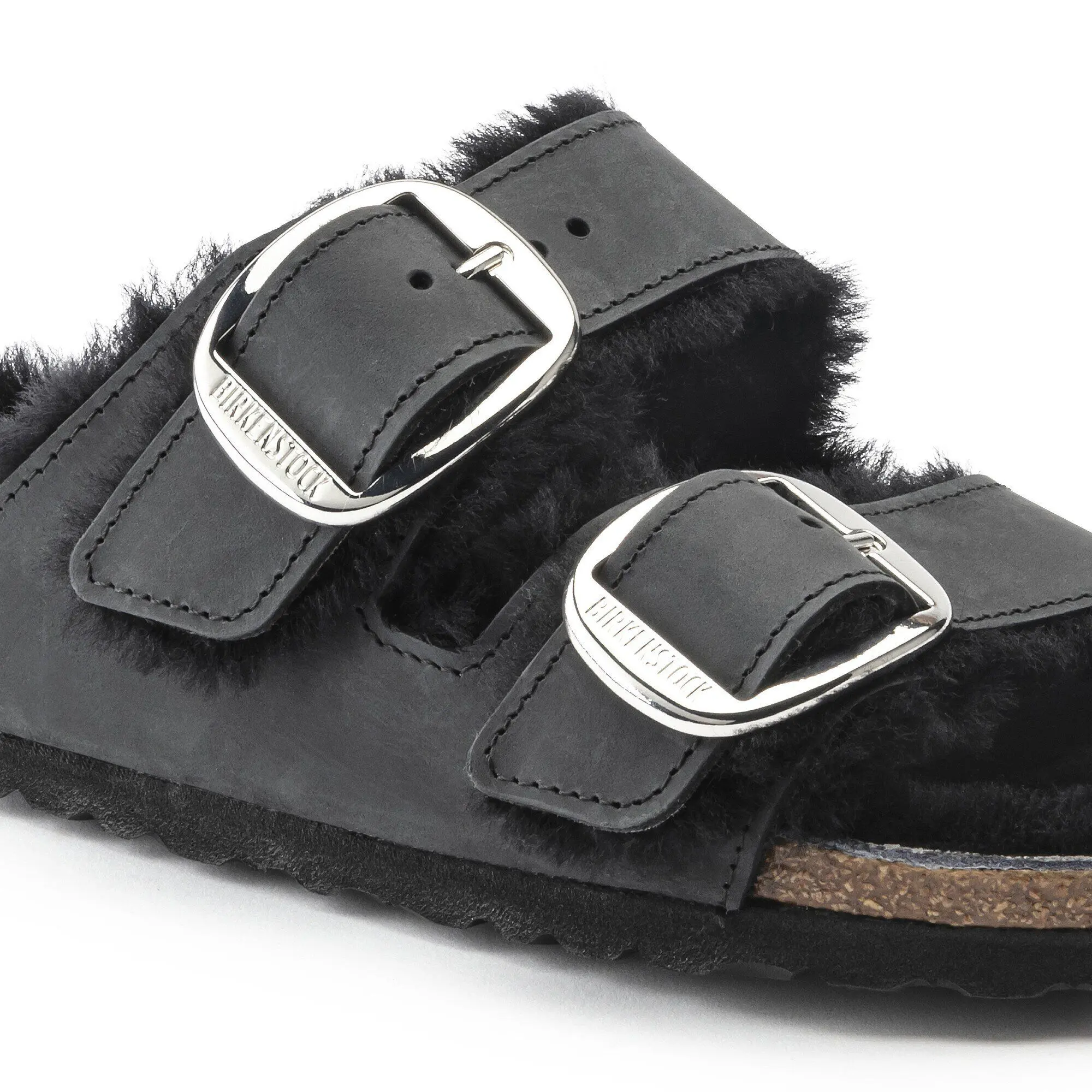 Arizona Big Buckle Shearling Natural Leather Oiled - Image 6