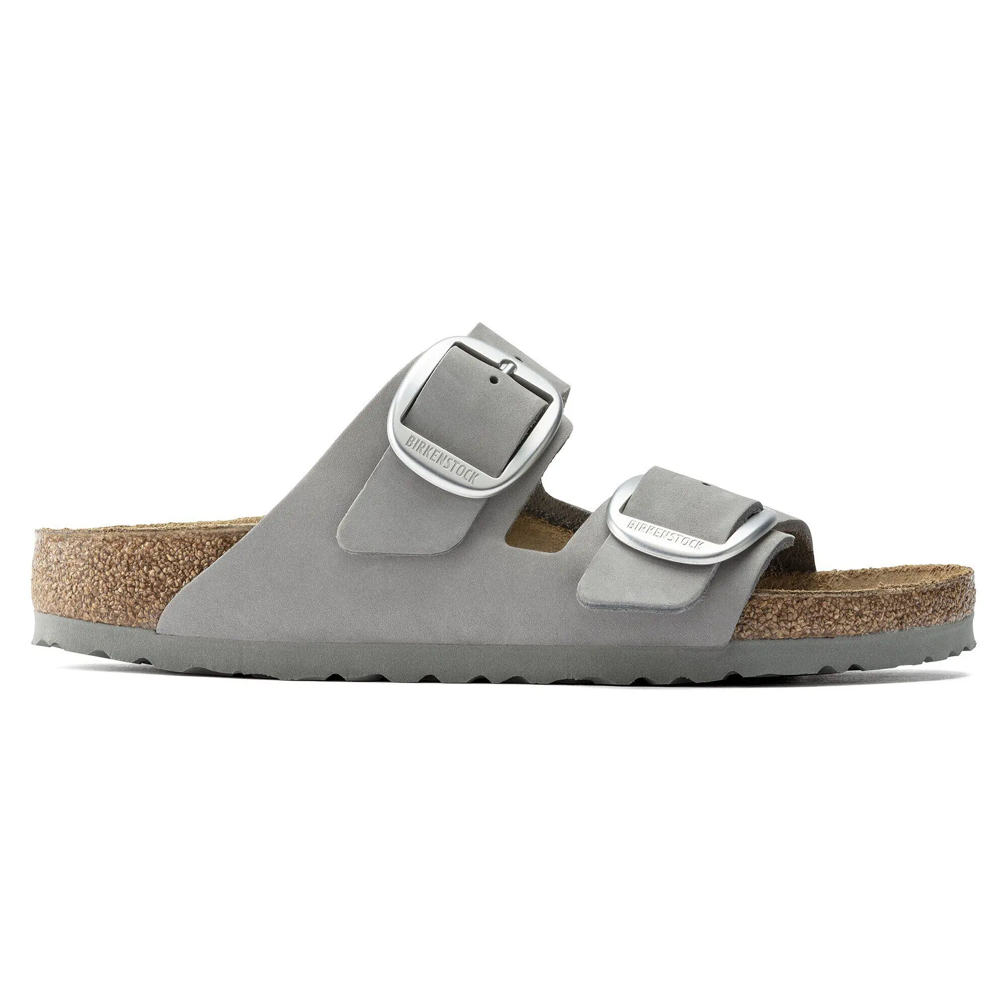 Arizona Big Buckle Nubuck Leather Dove Gray - Image 3