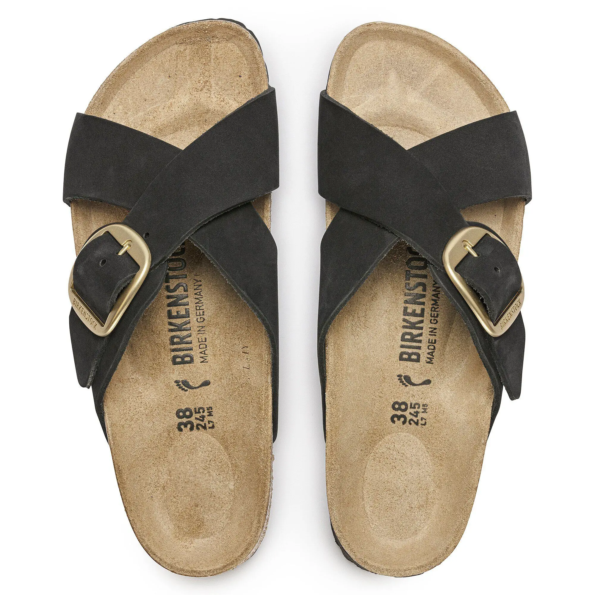 Siena Big Buckle Nubuk Leather - Image 2