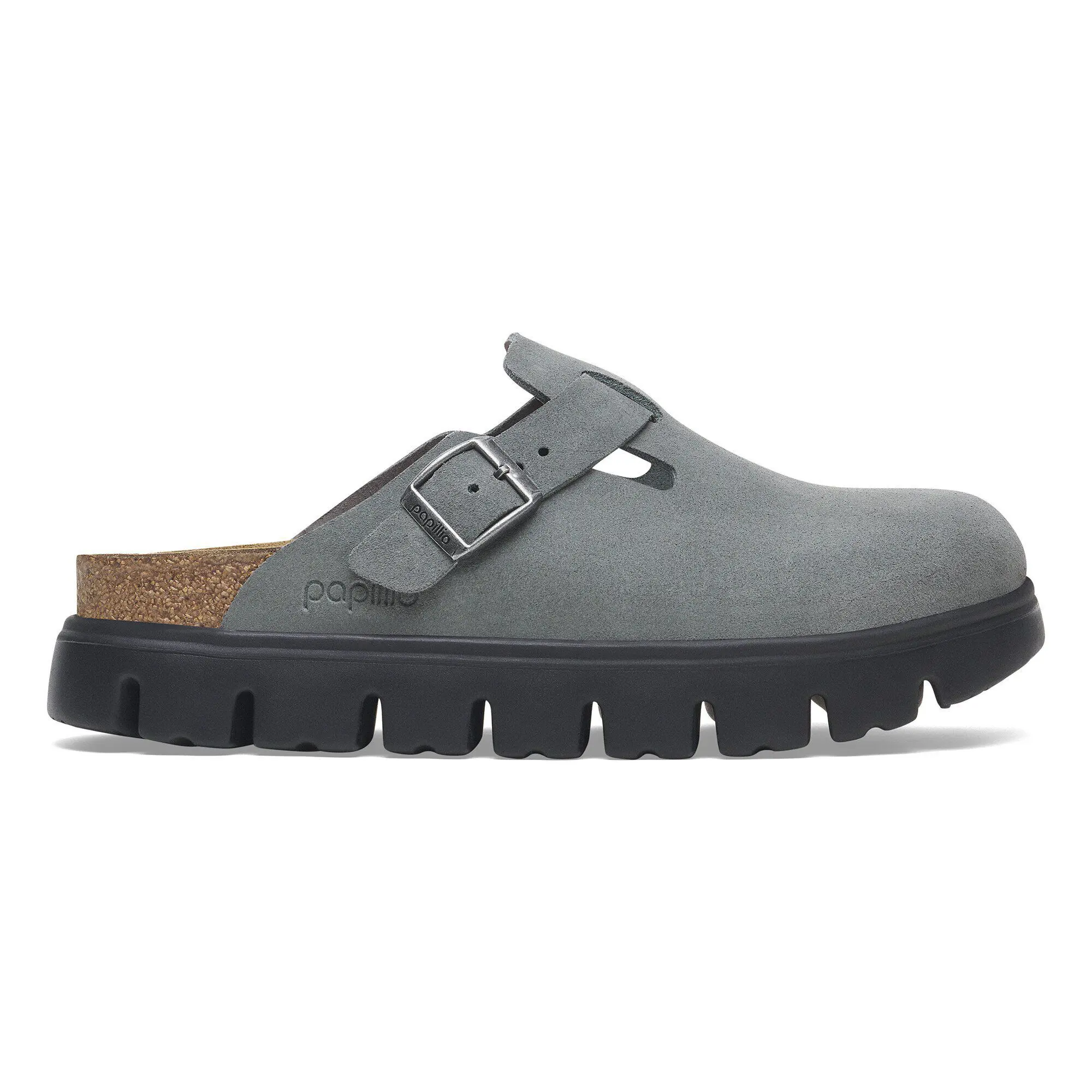 Boston Chunky Suede Leather Basalt Gray/ Black - Image 3
