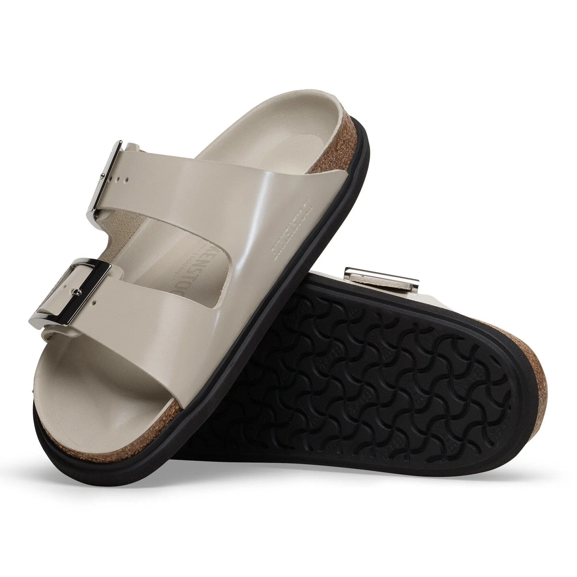 Arizona Droplet Buckle Natural Leather Patent - Image 5