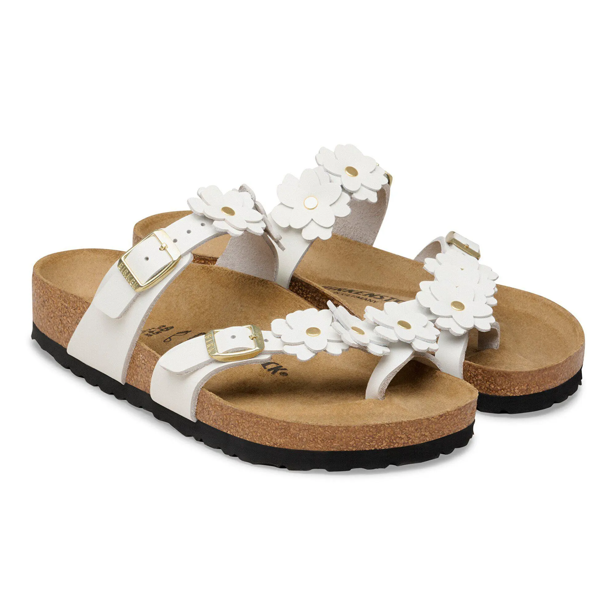 Mayari Flower Embellishment Natural Leather - Image 6