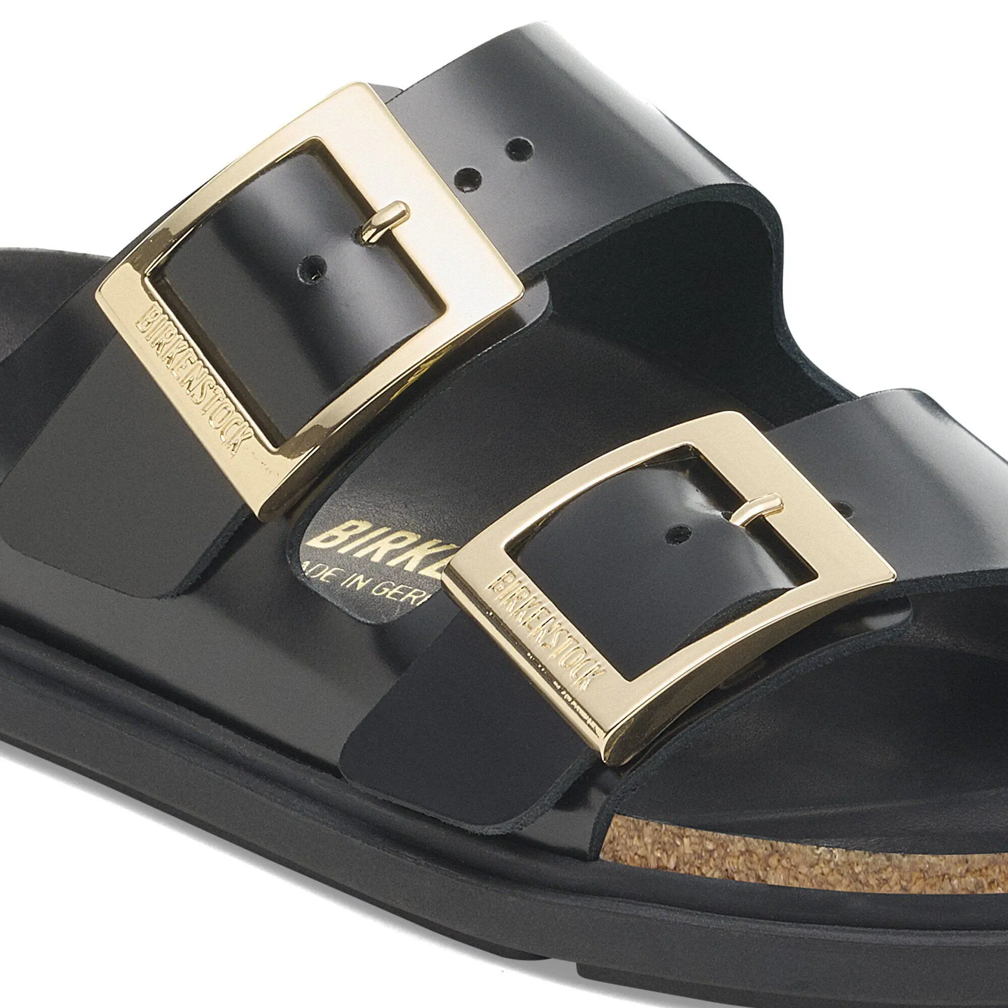 Arizona Droplet Buckle Natural Leather Patent - Image 7