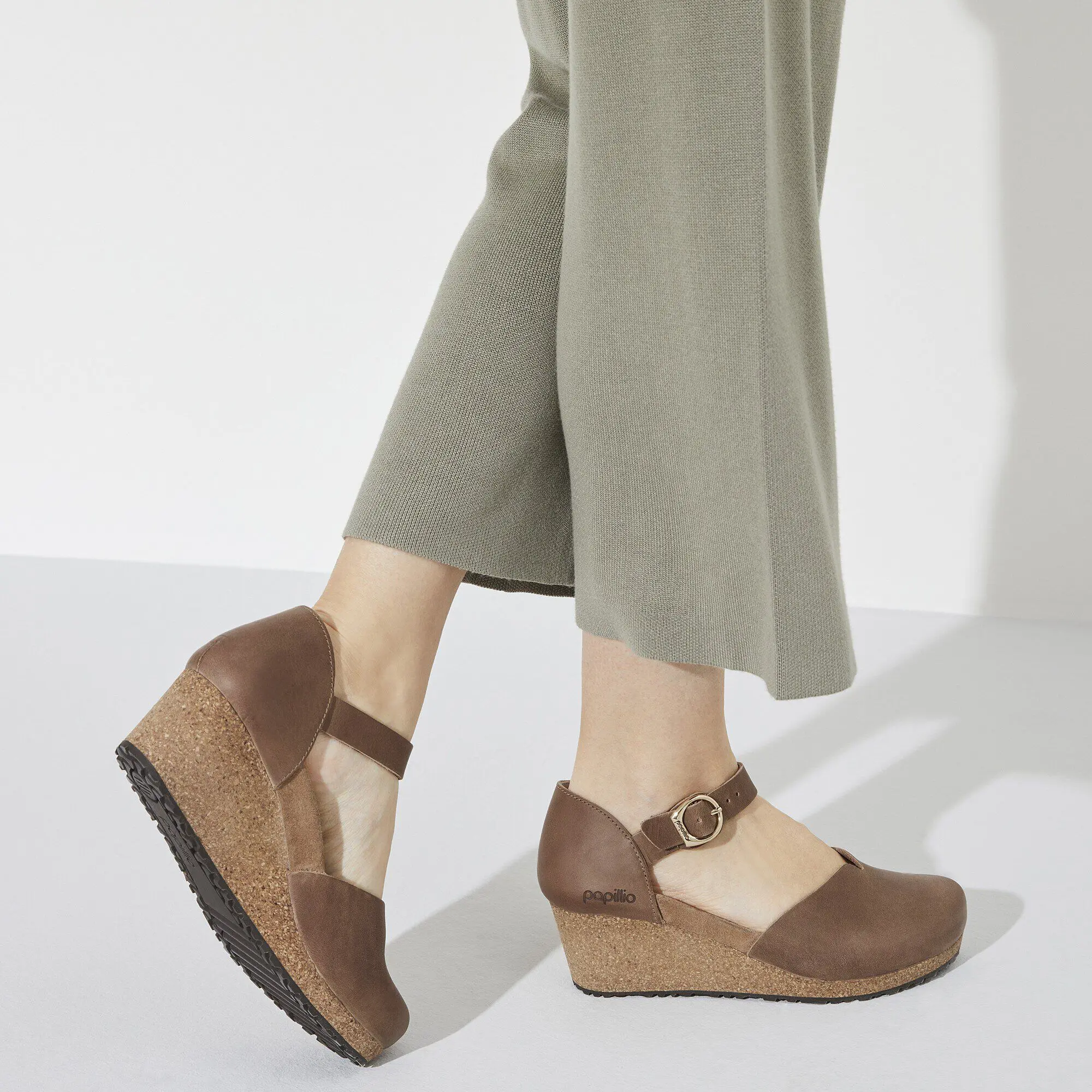 Mary Ring-Buckle Natural Leather - Image 7