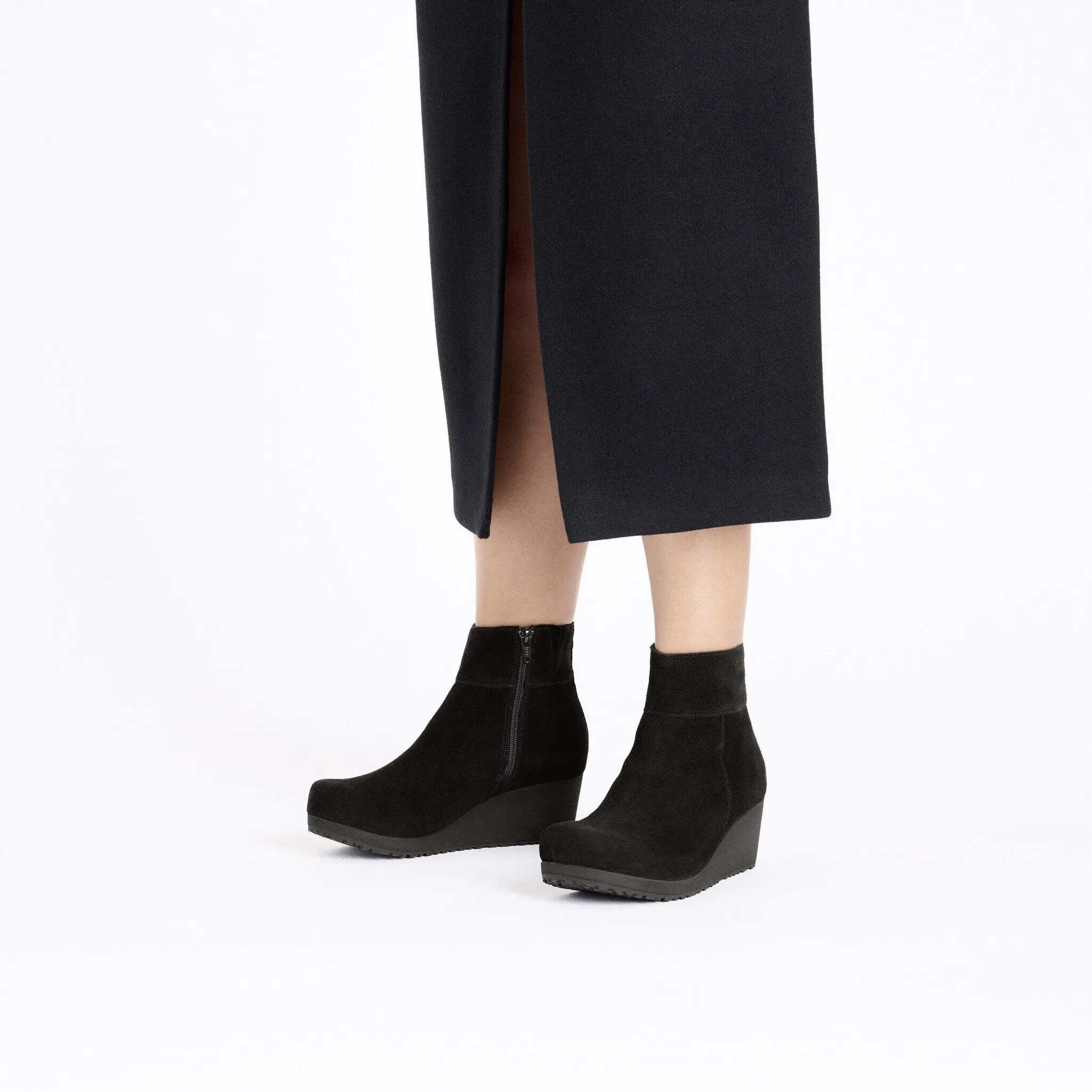 Ebba Suede Leather Black/Black - Image 8