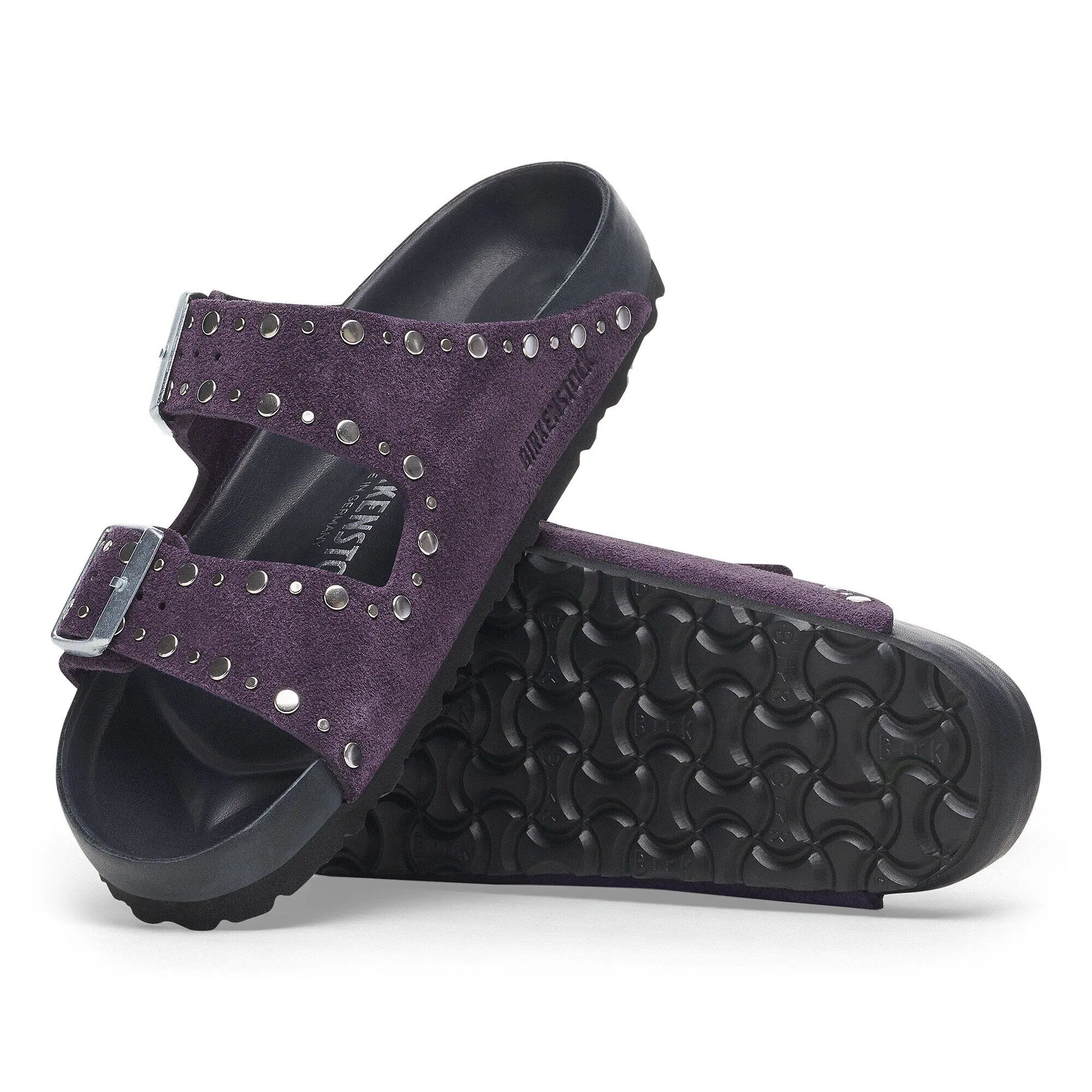 Arizona Rivets Suede Leather Acai - Image 6