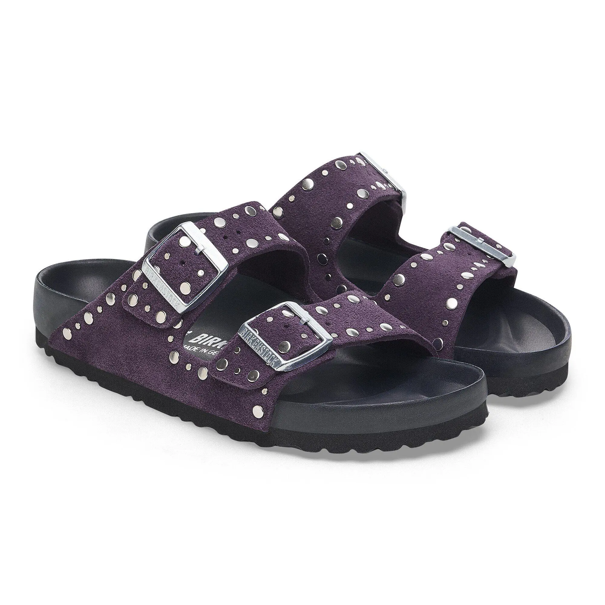 Arizona Rivets Suede Leather Acai - Image 7
