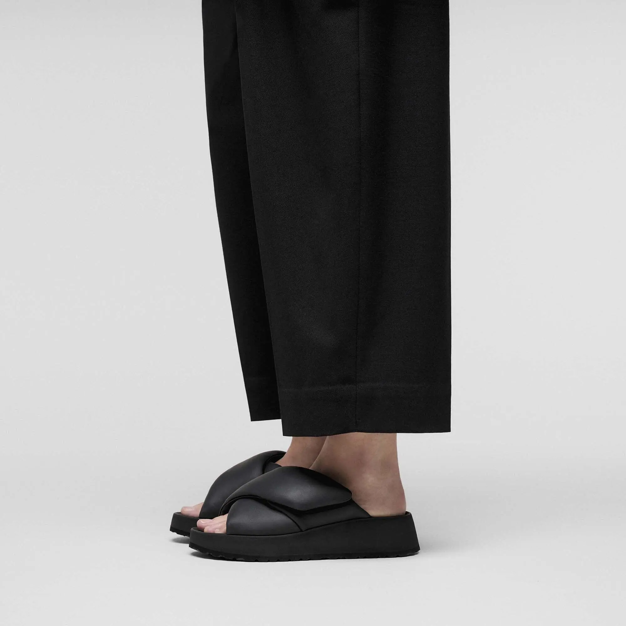 Theda Cross Strap Natural Leather - Image 6