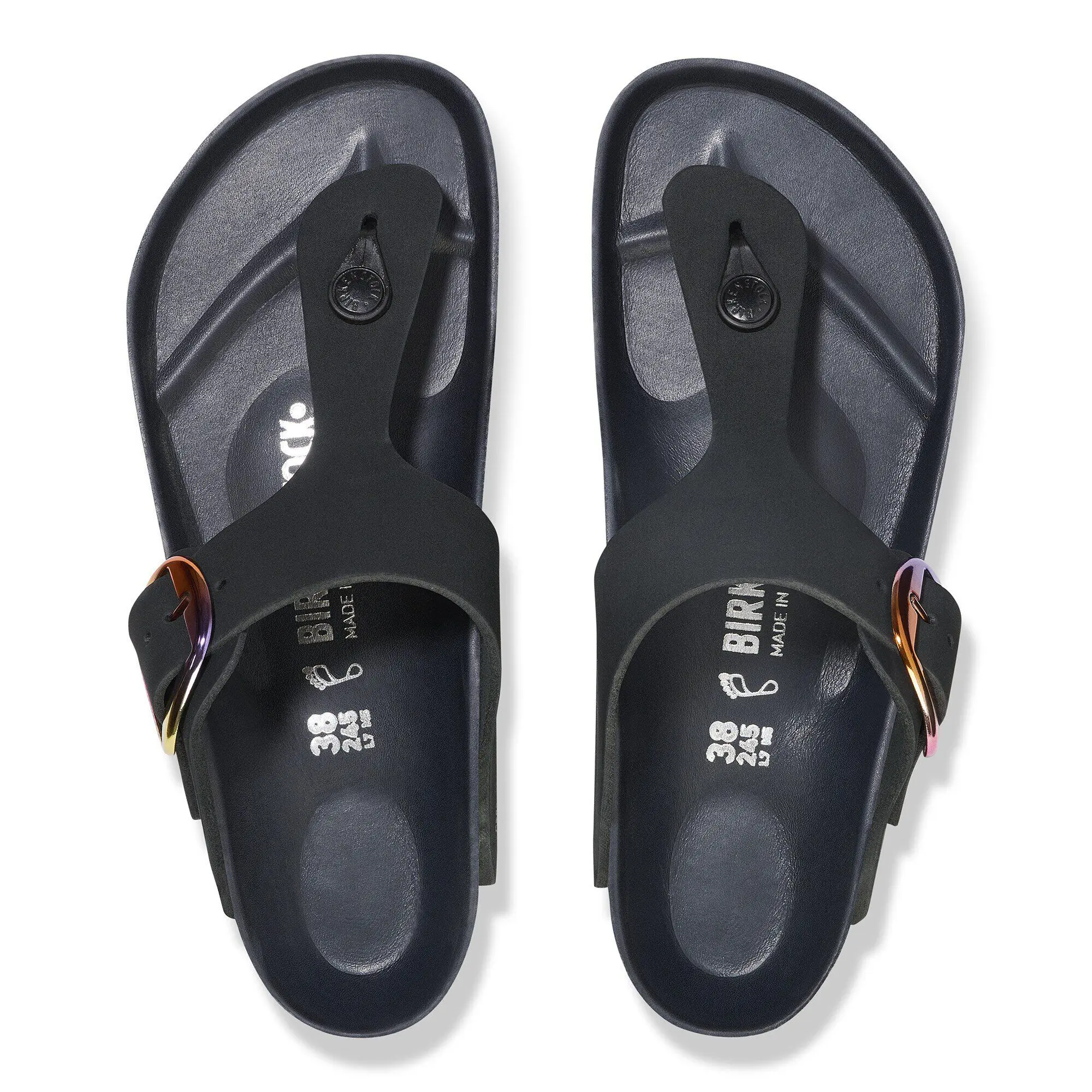 Alternative view of Gizeh Big Buckle Nubuck Leather Black