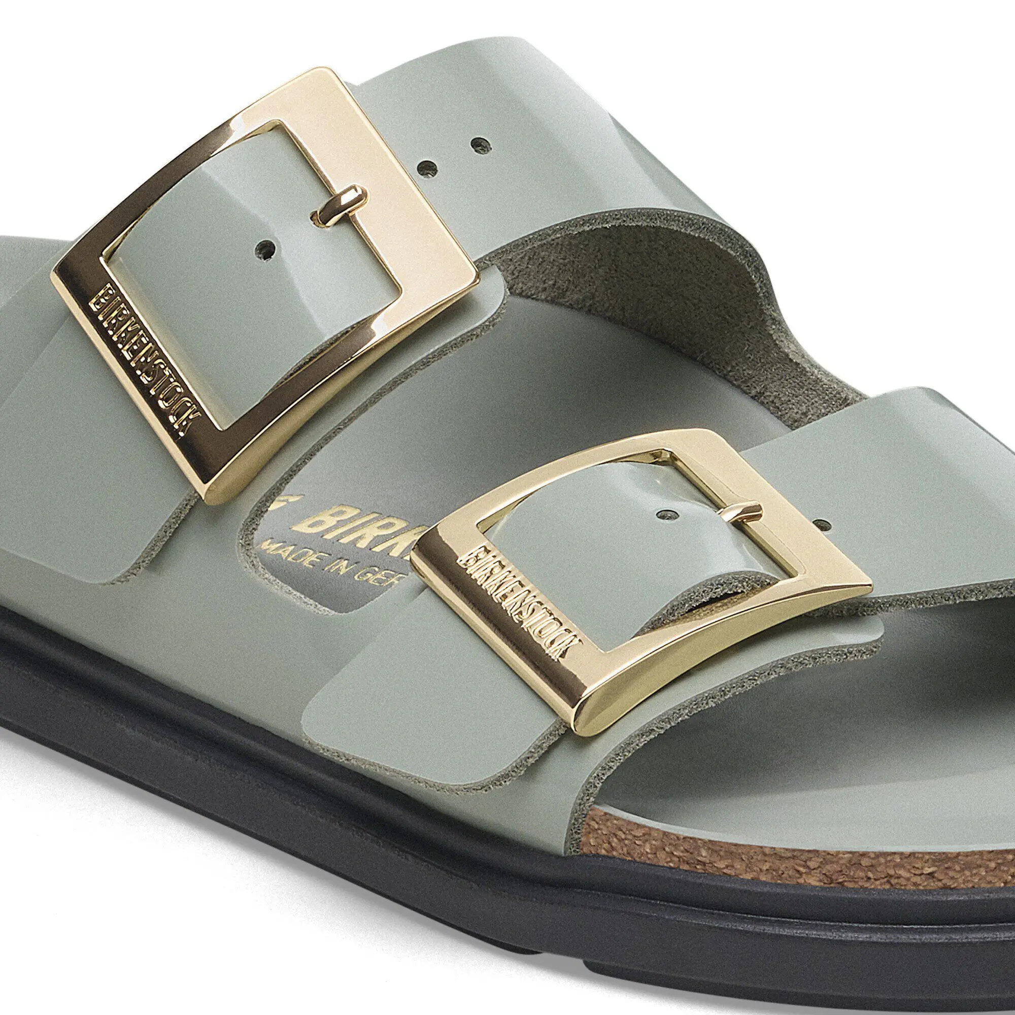 Arizona Droplet Buckle Natural Leather Patent - Image 6