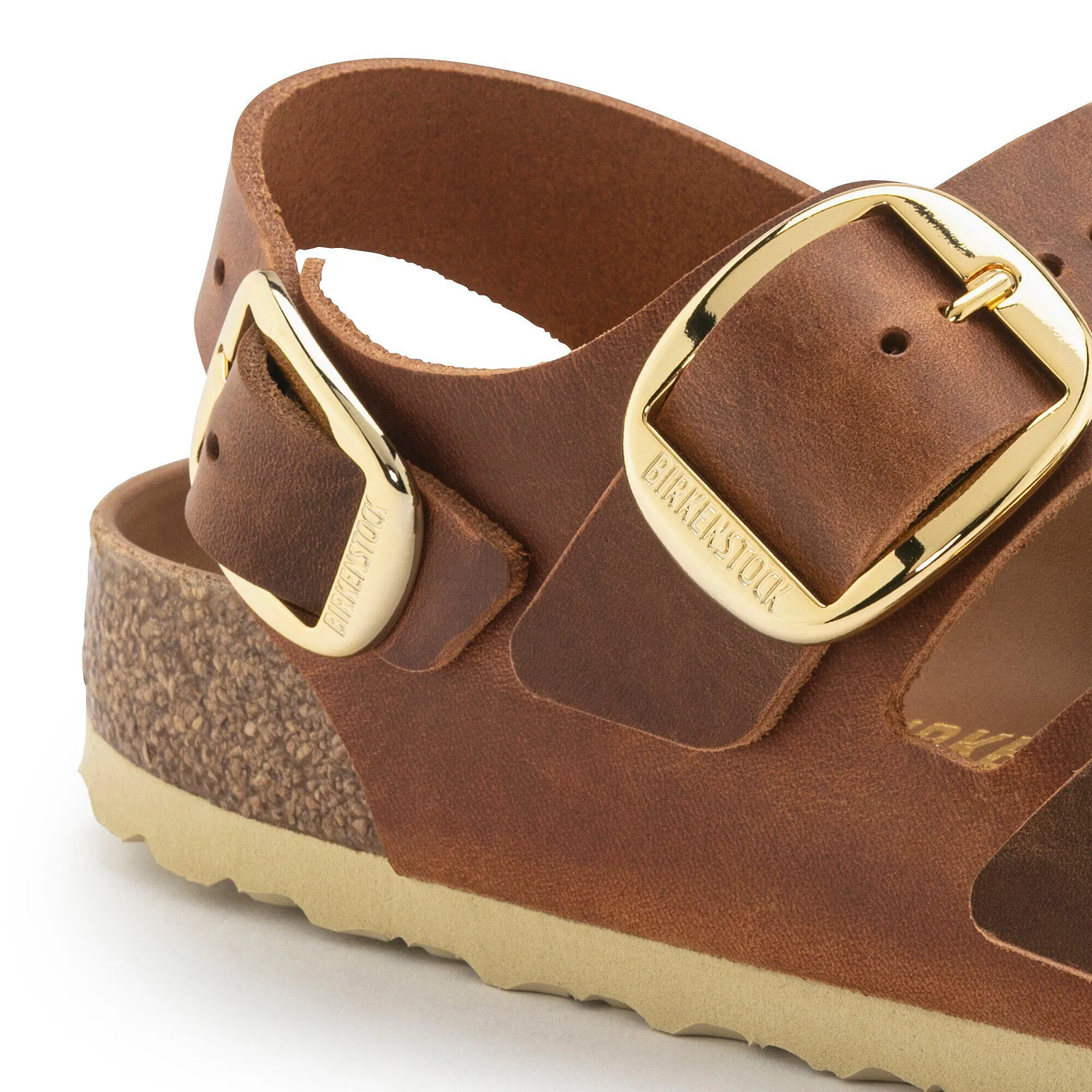 Milano Big Buckle Natural Leather Oiled - Image 8
