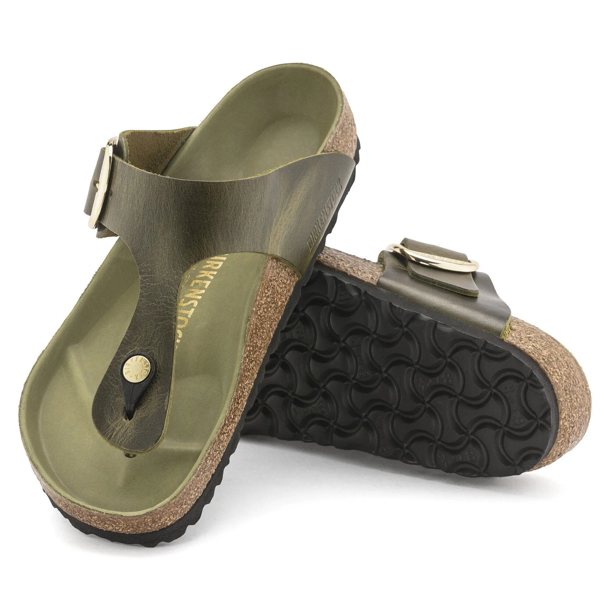 Gizeh Big Buckle Natural Leather Oiled - Image 8