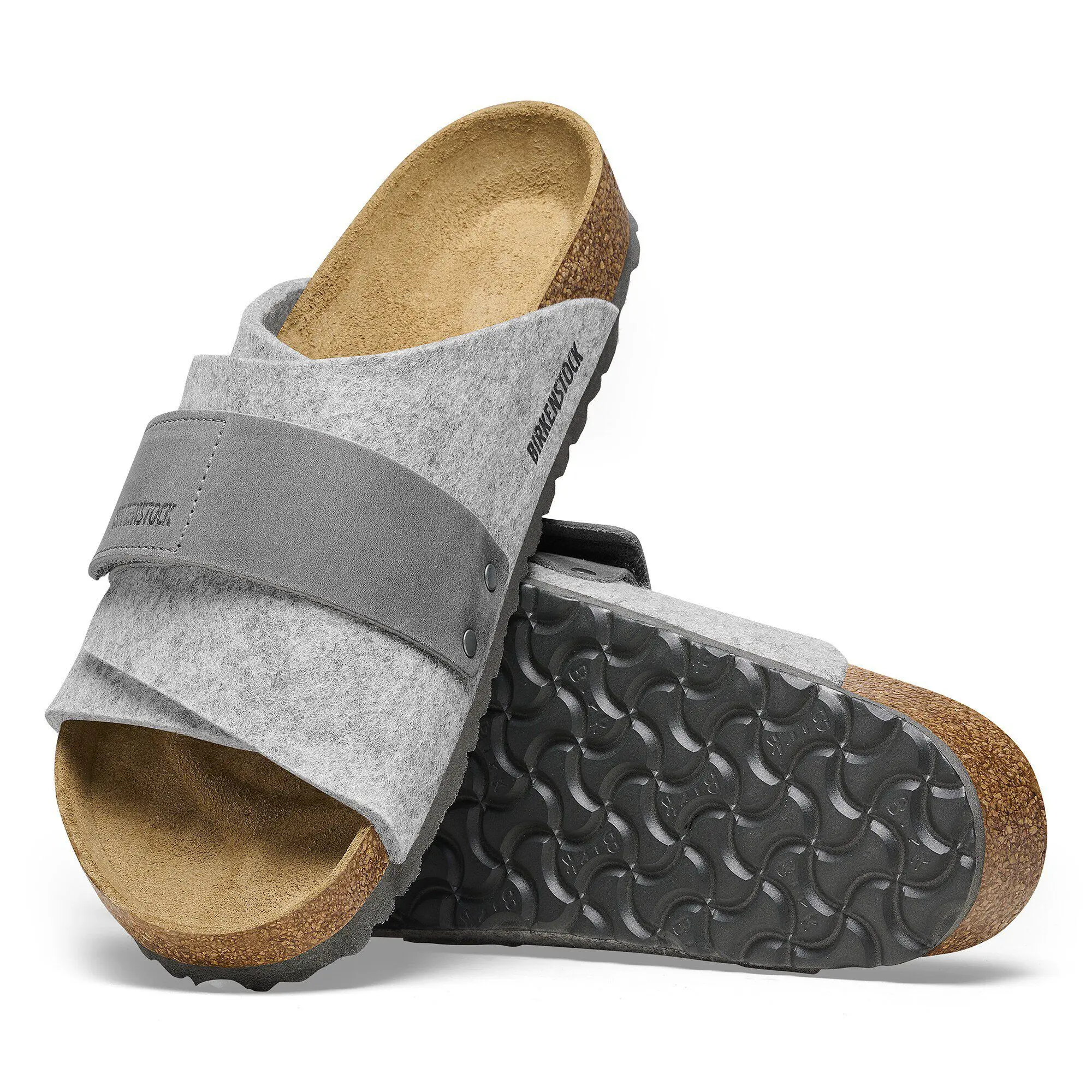 Kyoto Leather/Textile/Felt Light Gray - Image 8