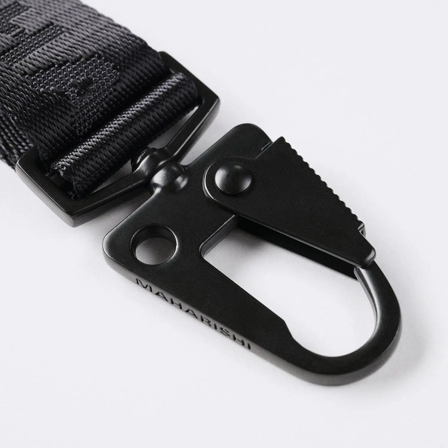 Maharishi Pack Nubuck Leather-Textile Black - Image 5