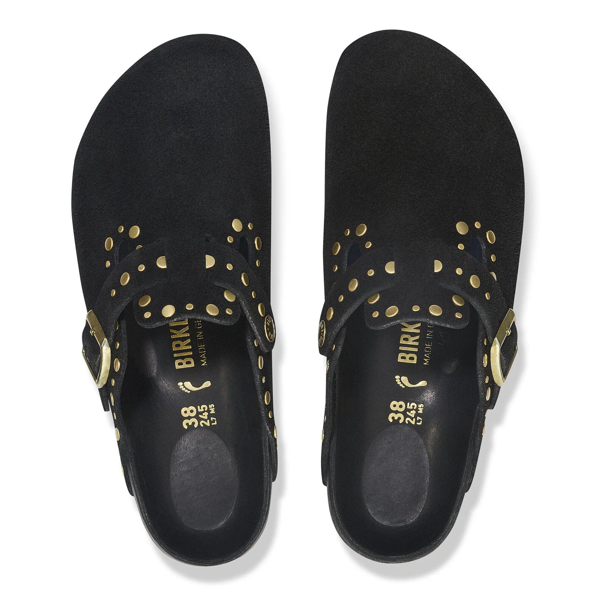 Alternative view of Boston Rivet Suede Leather