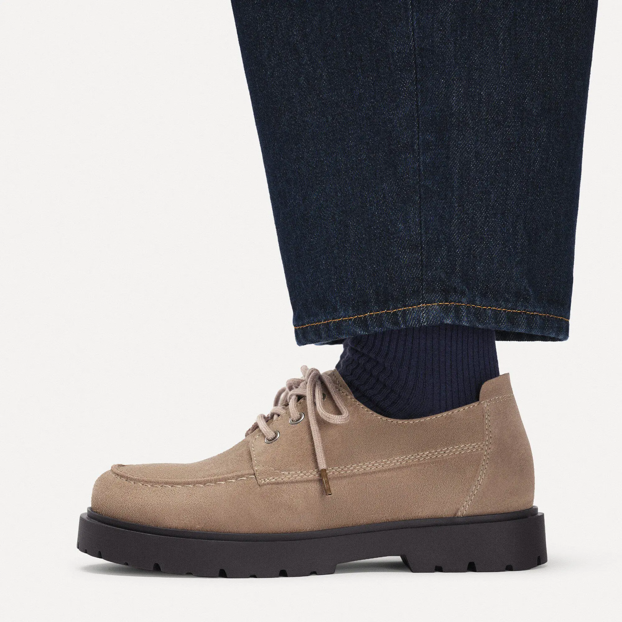 Highwood Moc Lace Low Suede Leather - Image 4
