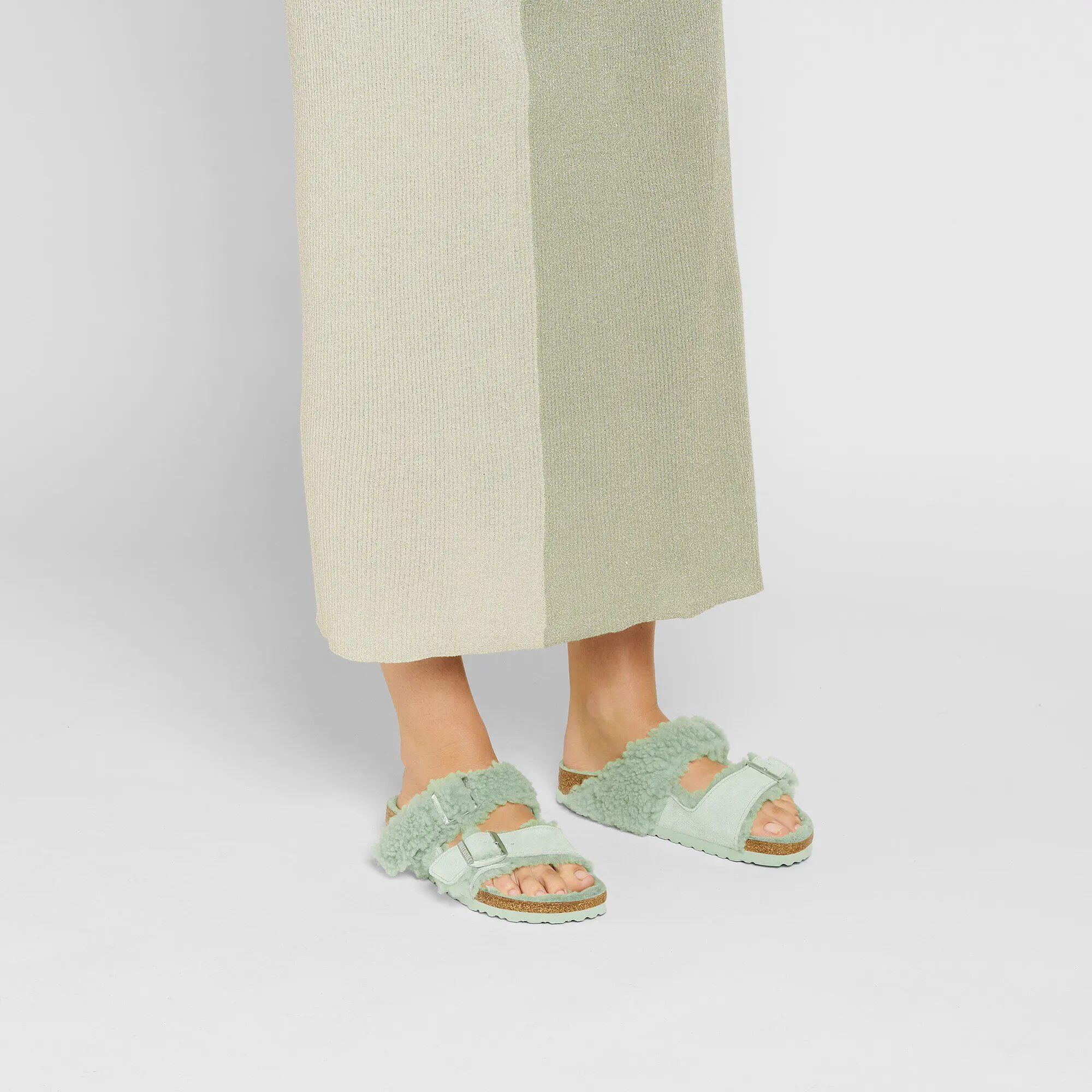 Arizona Teddy Split Suede Leather/Fur - Image 7