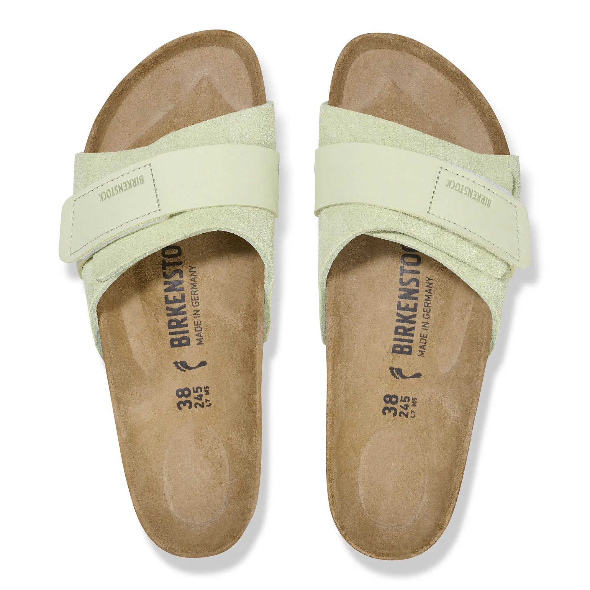 Alternative view of Oita Suede Leather Faded Lime