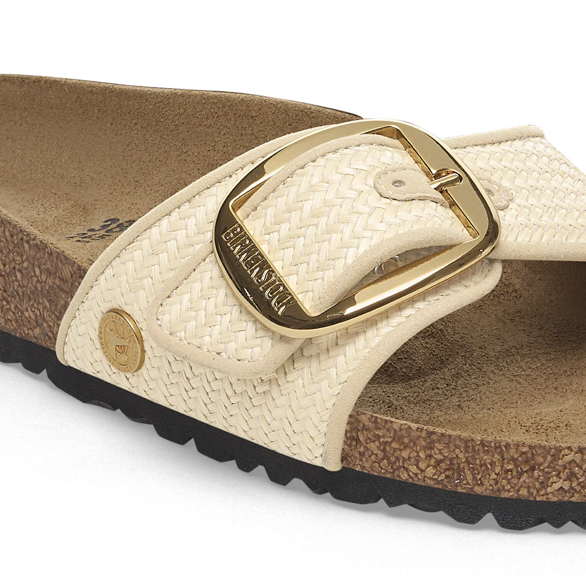 Madrid Big Buckle Raffia Textile - Image 4