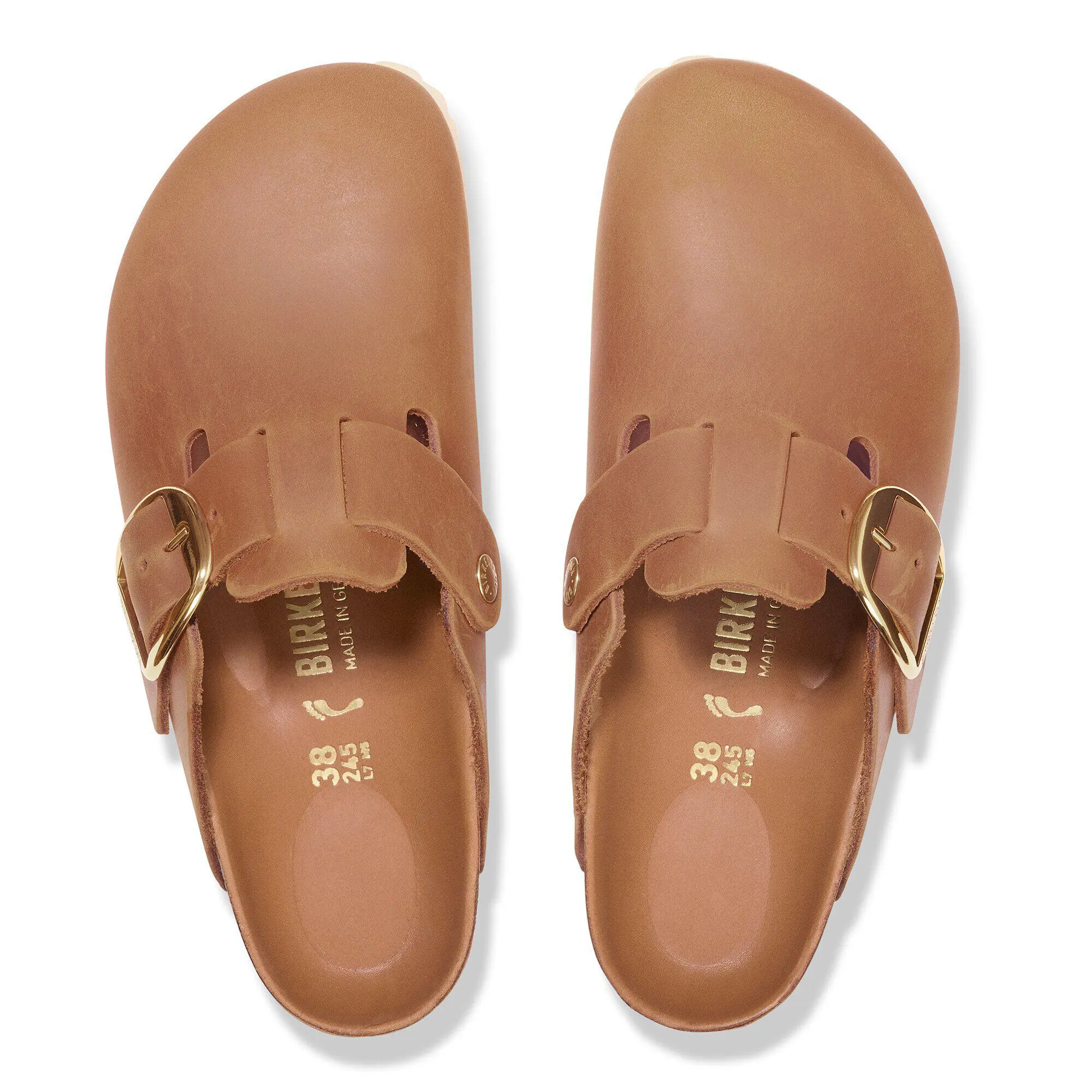 Alternative view of Boston Big Buckle Natural Leather Oiled