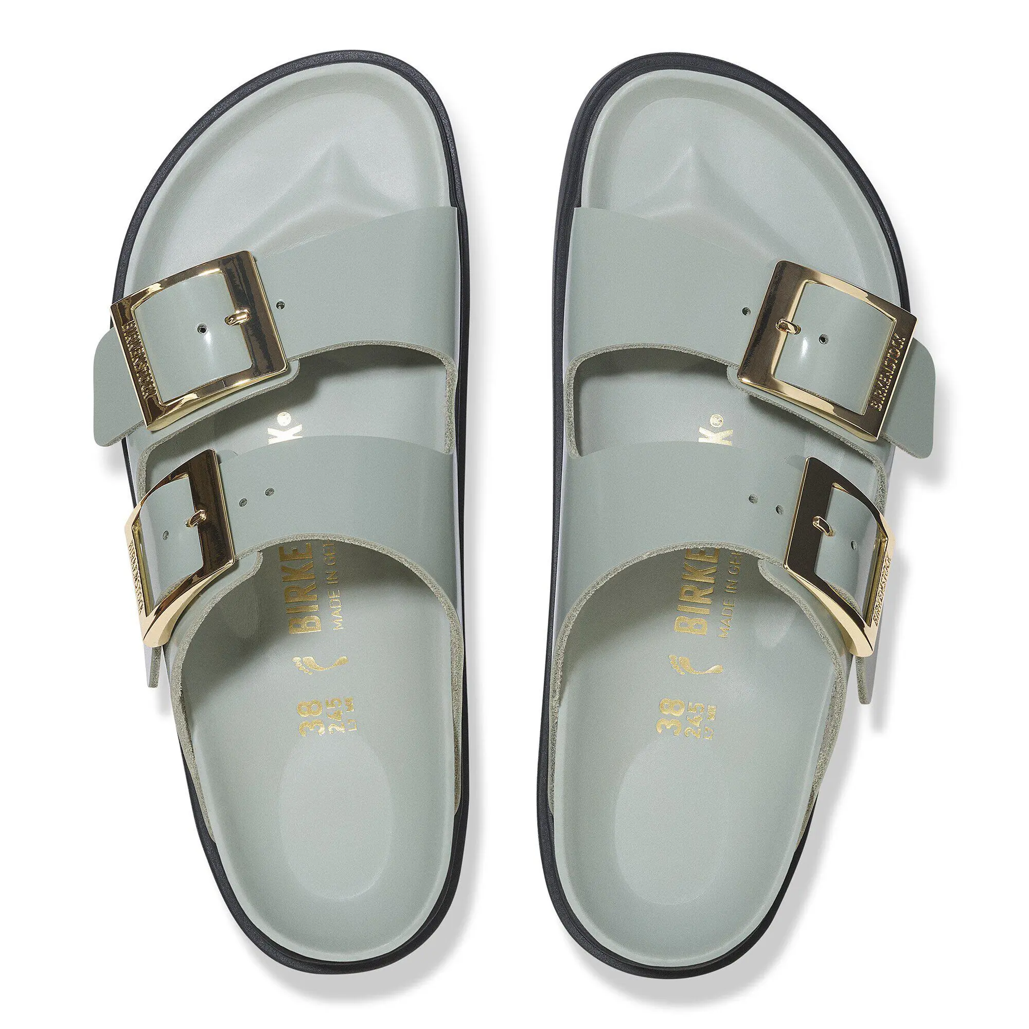 Alternative view of Arizona Droplet Buckle Natural Leather Patent