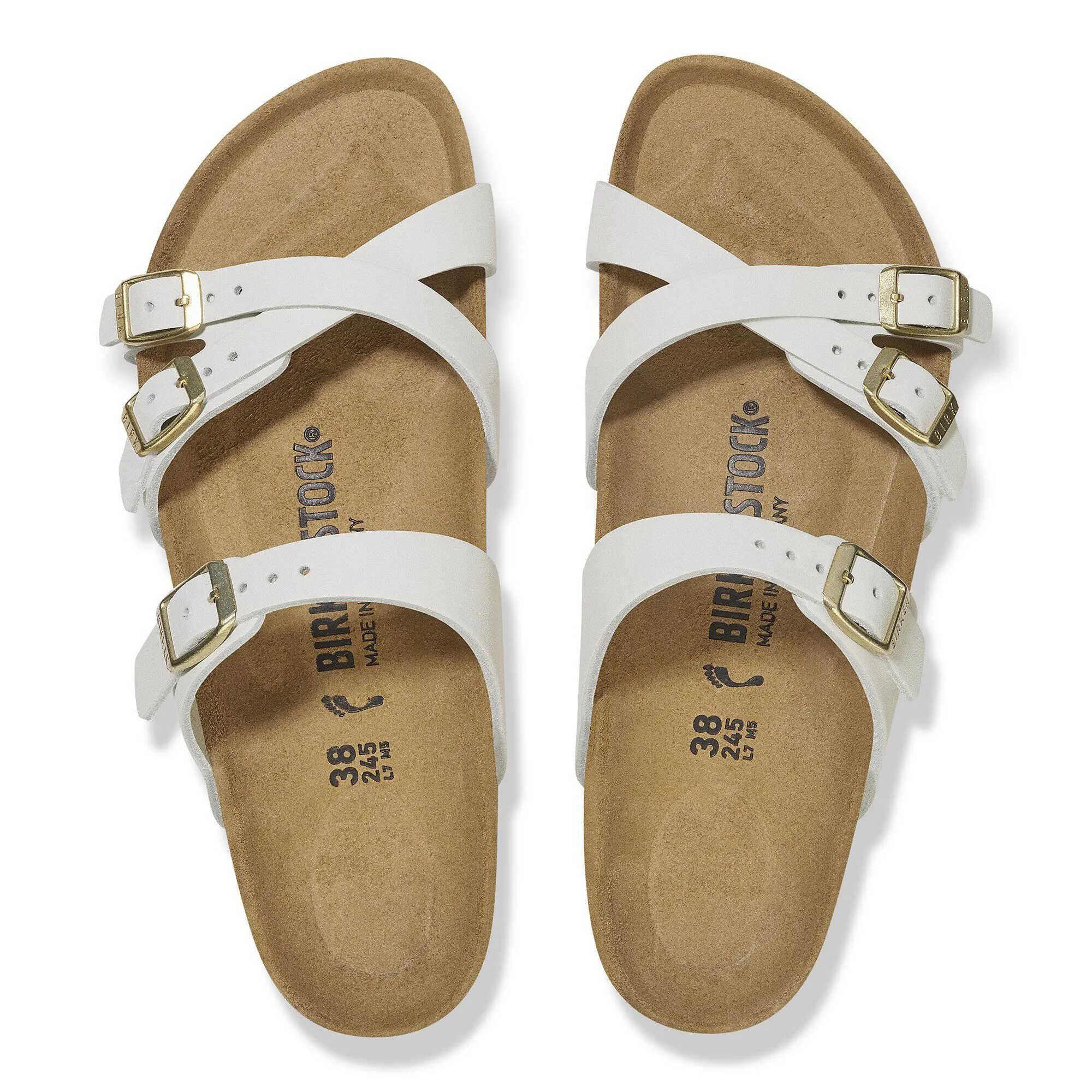 Franca Nubuck Leather Antique White - Image 2