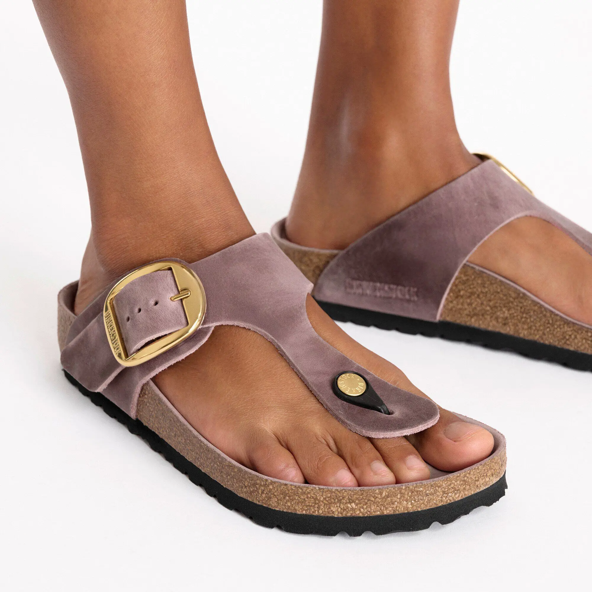 Gizeh Big Buckle Natural Leather Oiled - Image 5