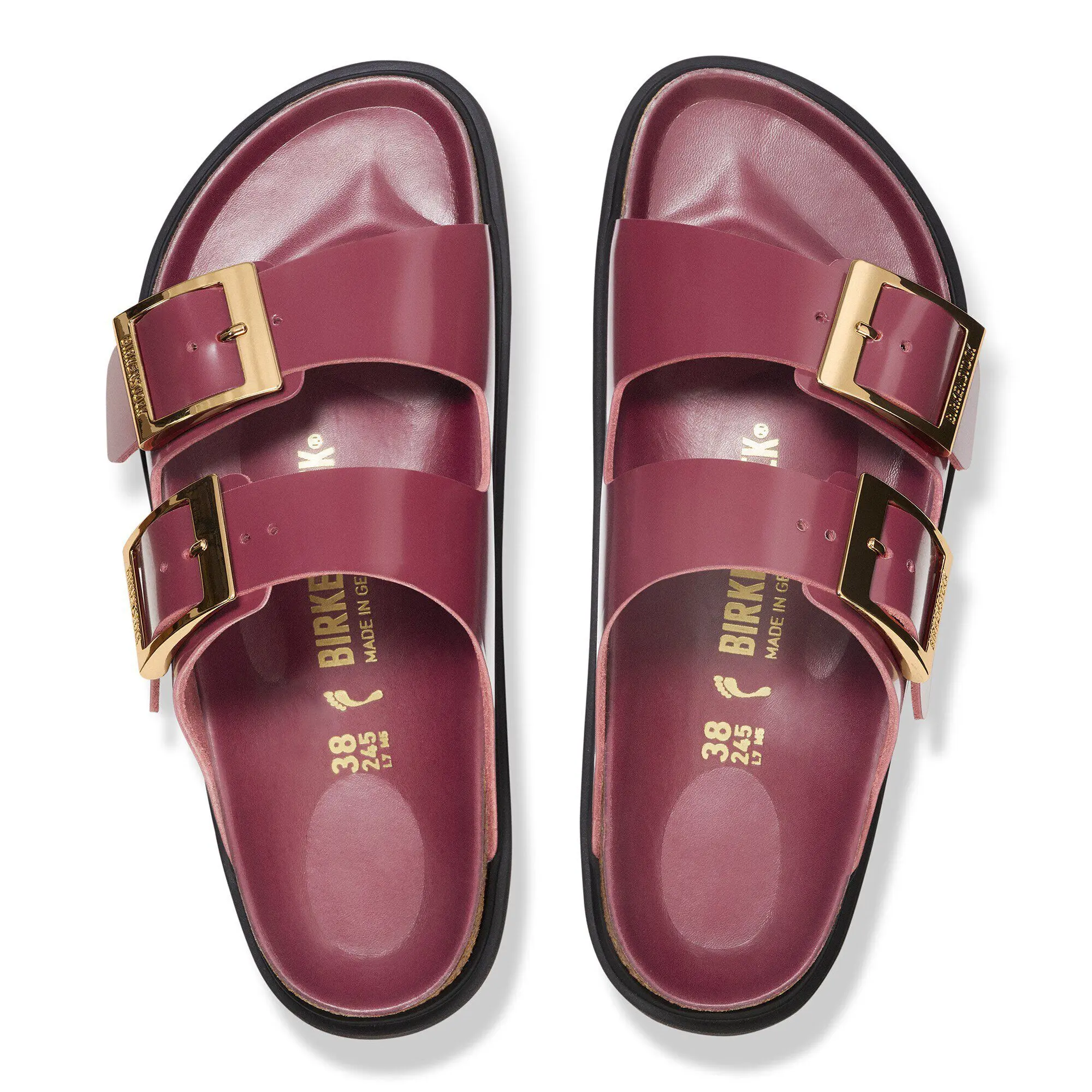 Alternative view of Arizona Droplet Buckle Natural Leather Patent