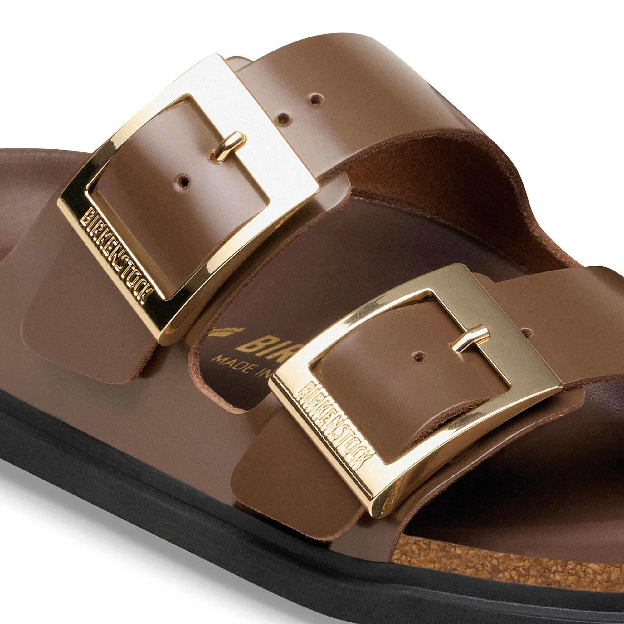 Arizona Droplet Buckle Natural Leather Patent - Image 6