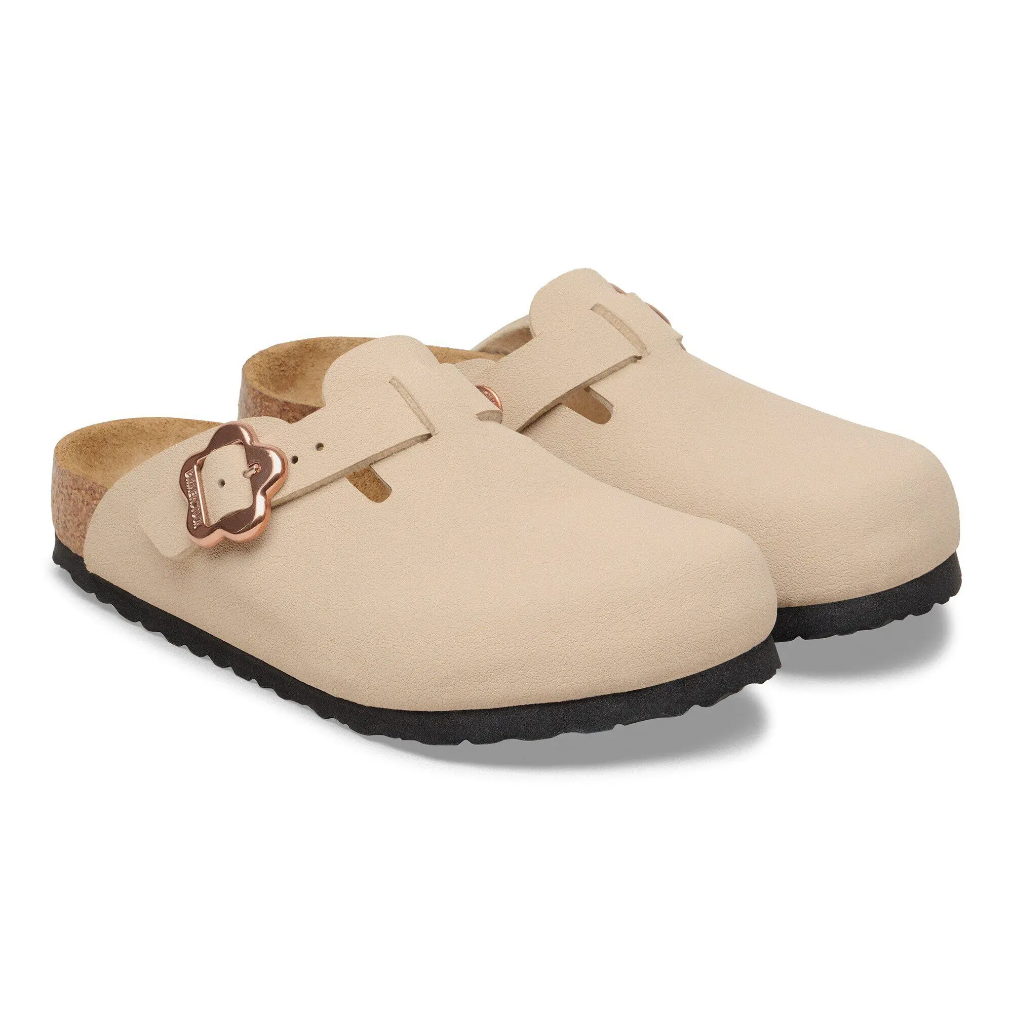 Boston Flower Buckle Kids Birko-Flor Nubuk - Image 4