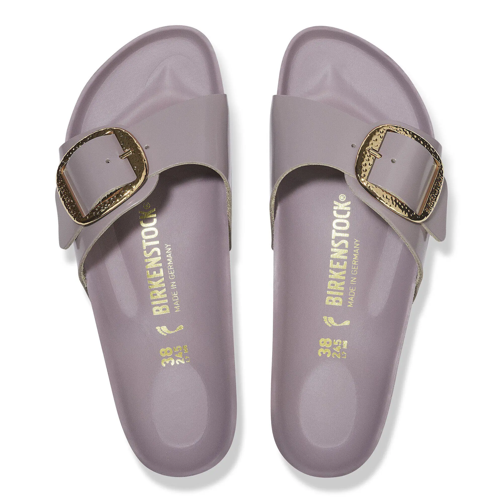 Alternative view of Madrid Big Buckle Natural Leather Patent