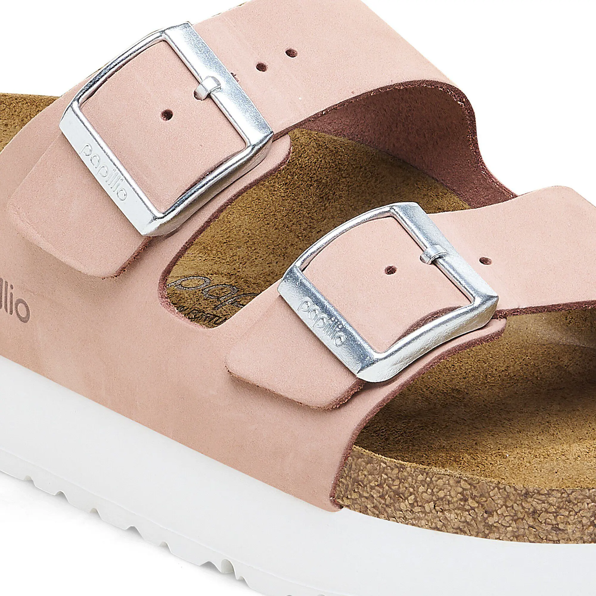 Arizona Flex Platform Nubuck Leather Soft Pink - Image 5