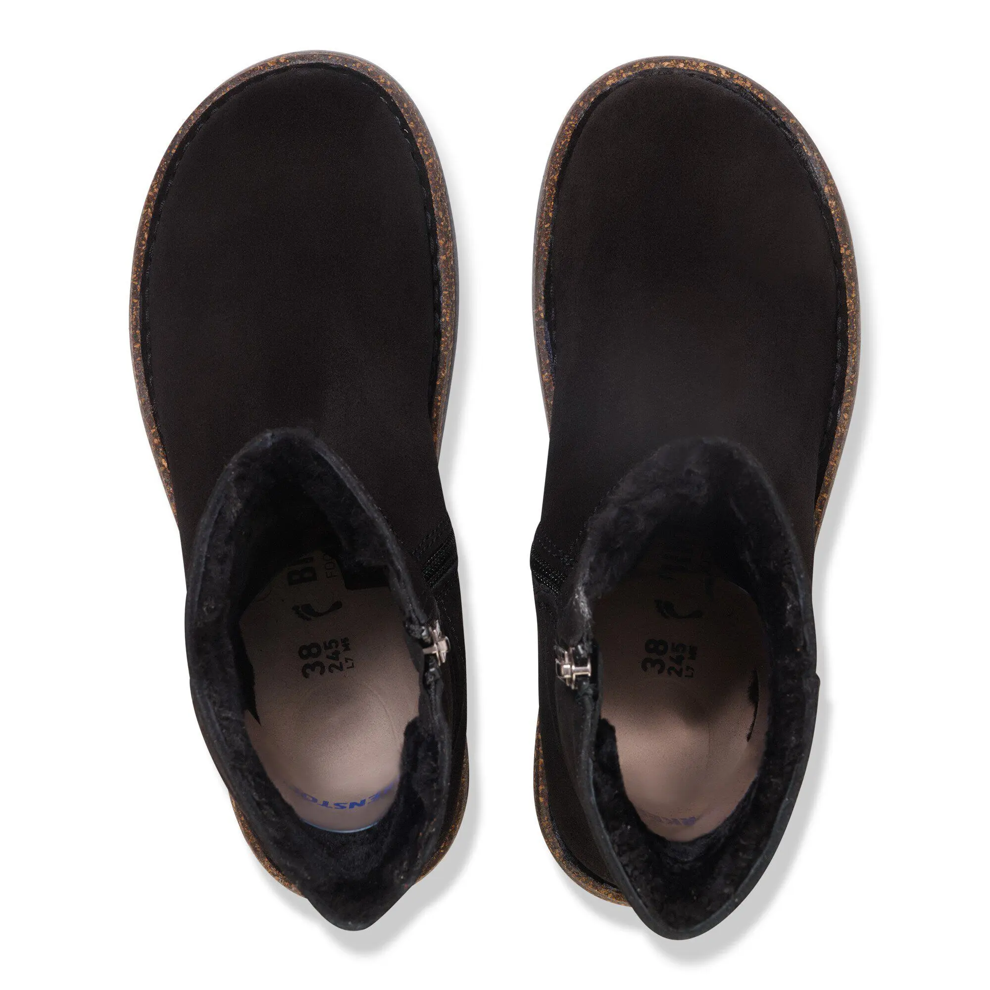 Alternative view of Uppsala Zip Shearling Suede Leather