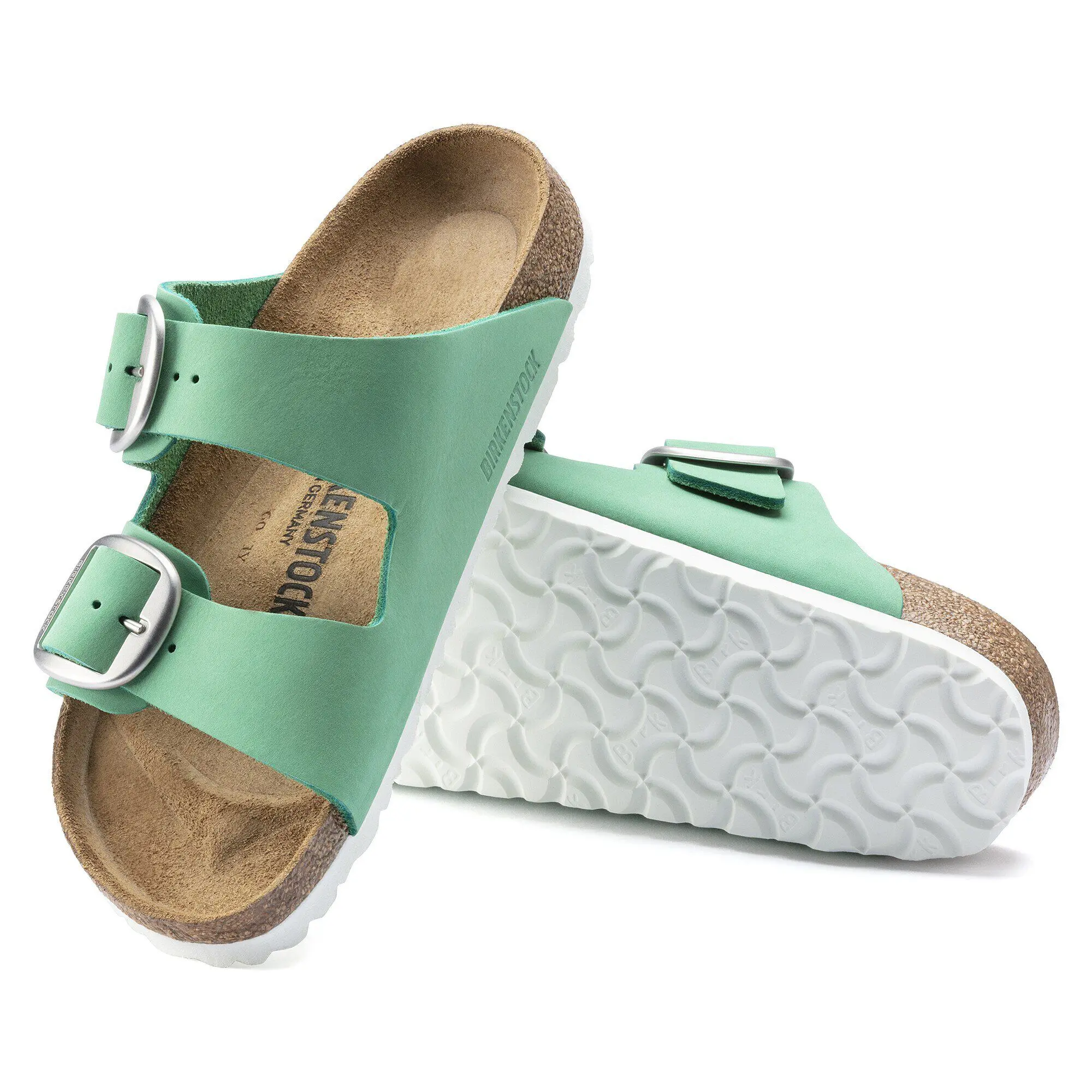 Arizona Big Buckle Nubuck Leather Bold Jade - Image 6