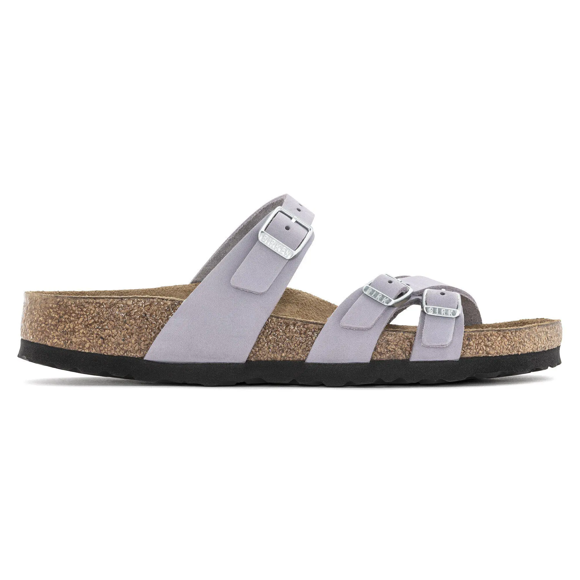 Franca Soft Footbed Nubuck Leather Purple Fog - Image 3