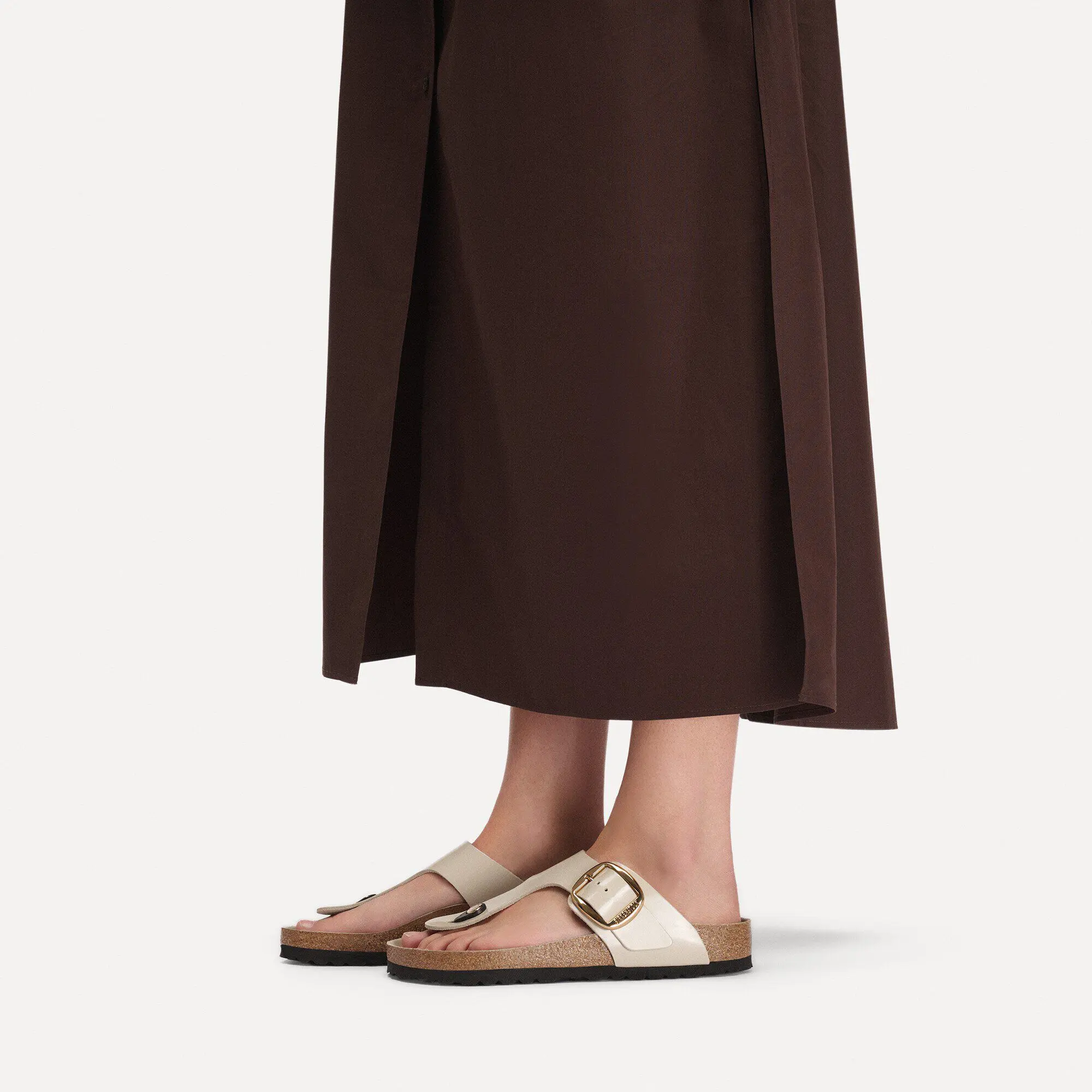 Gizeh Big Buckle Natural Leather Patent - Image 7