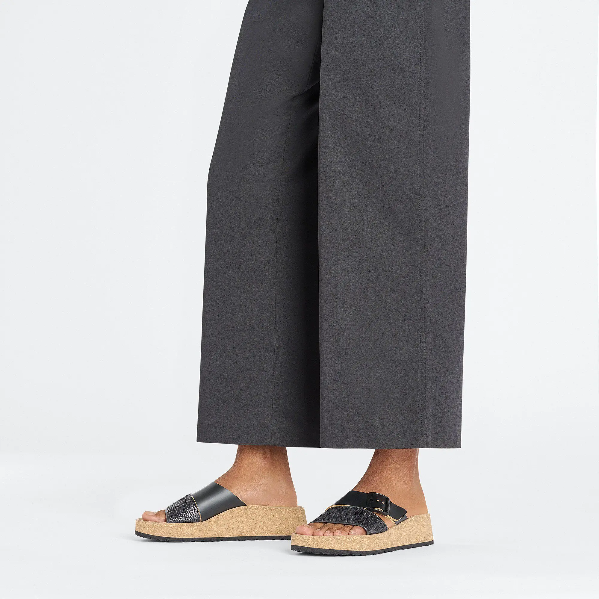 Almina Natural Leather-Synthetics Black - Image 8