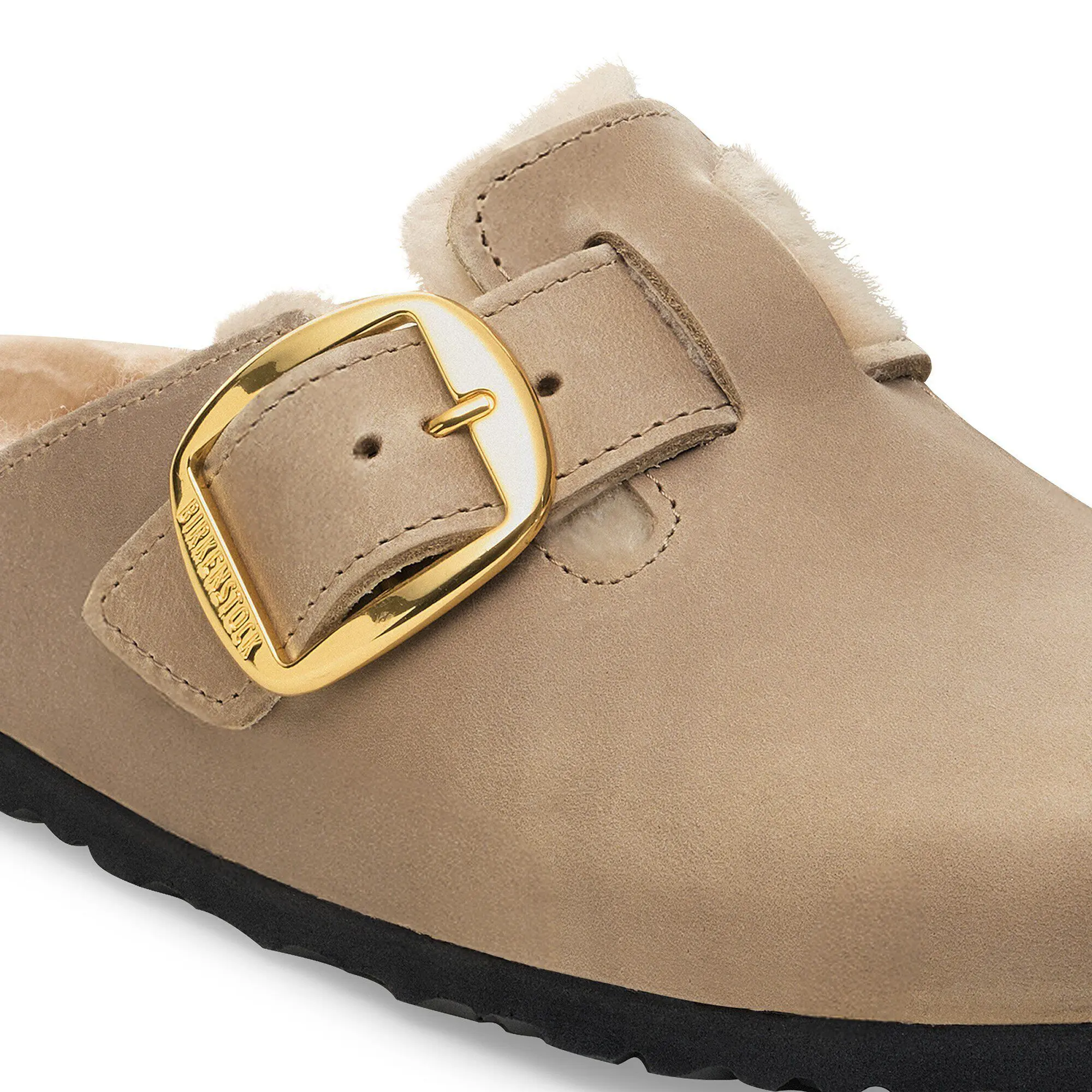 Boston Big Buckle Shearling Natural Leather Oiled - Image 4