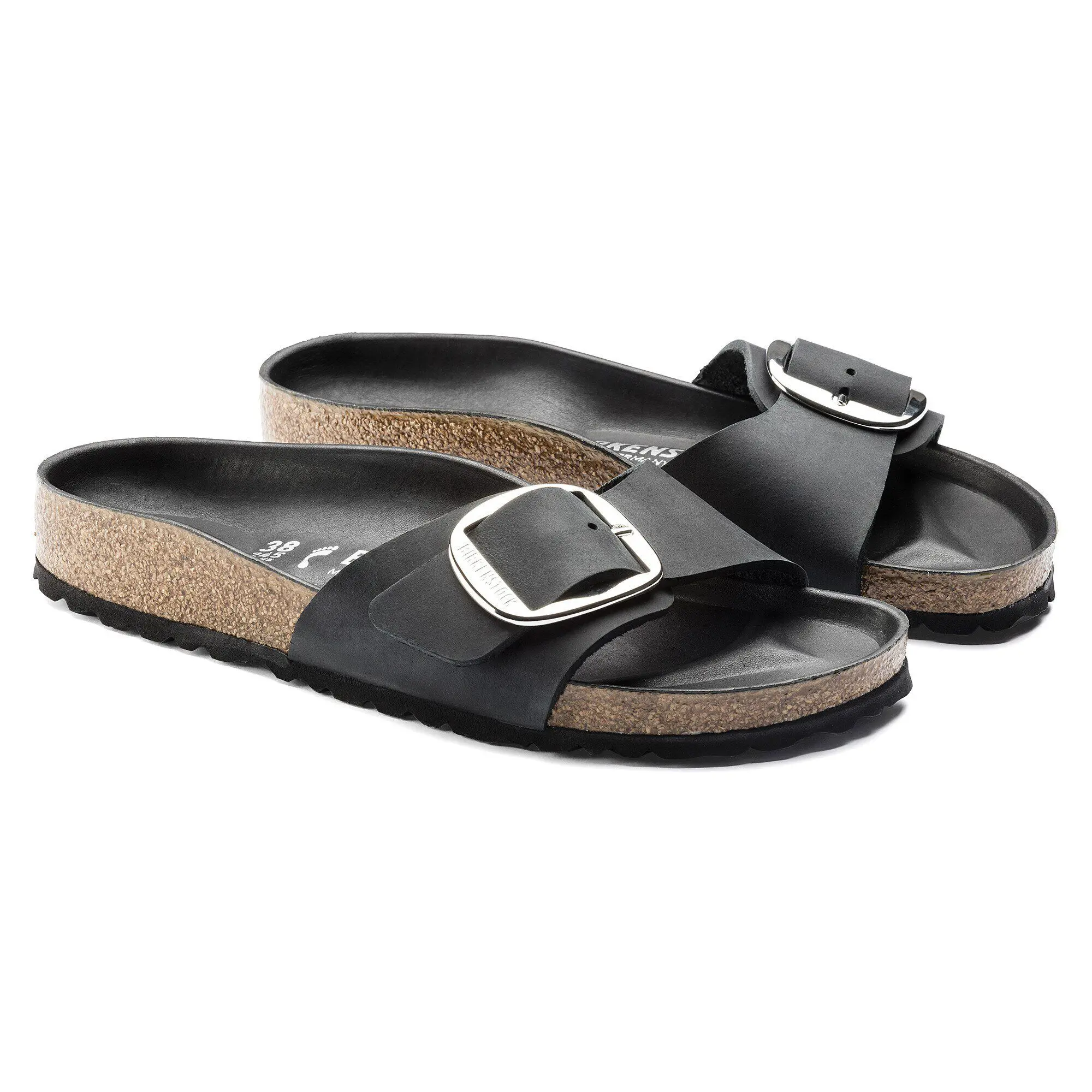 Madrid Big Buckle Natural Leather Oiled - Image 8