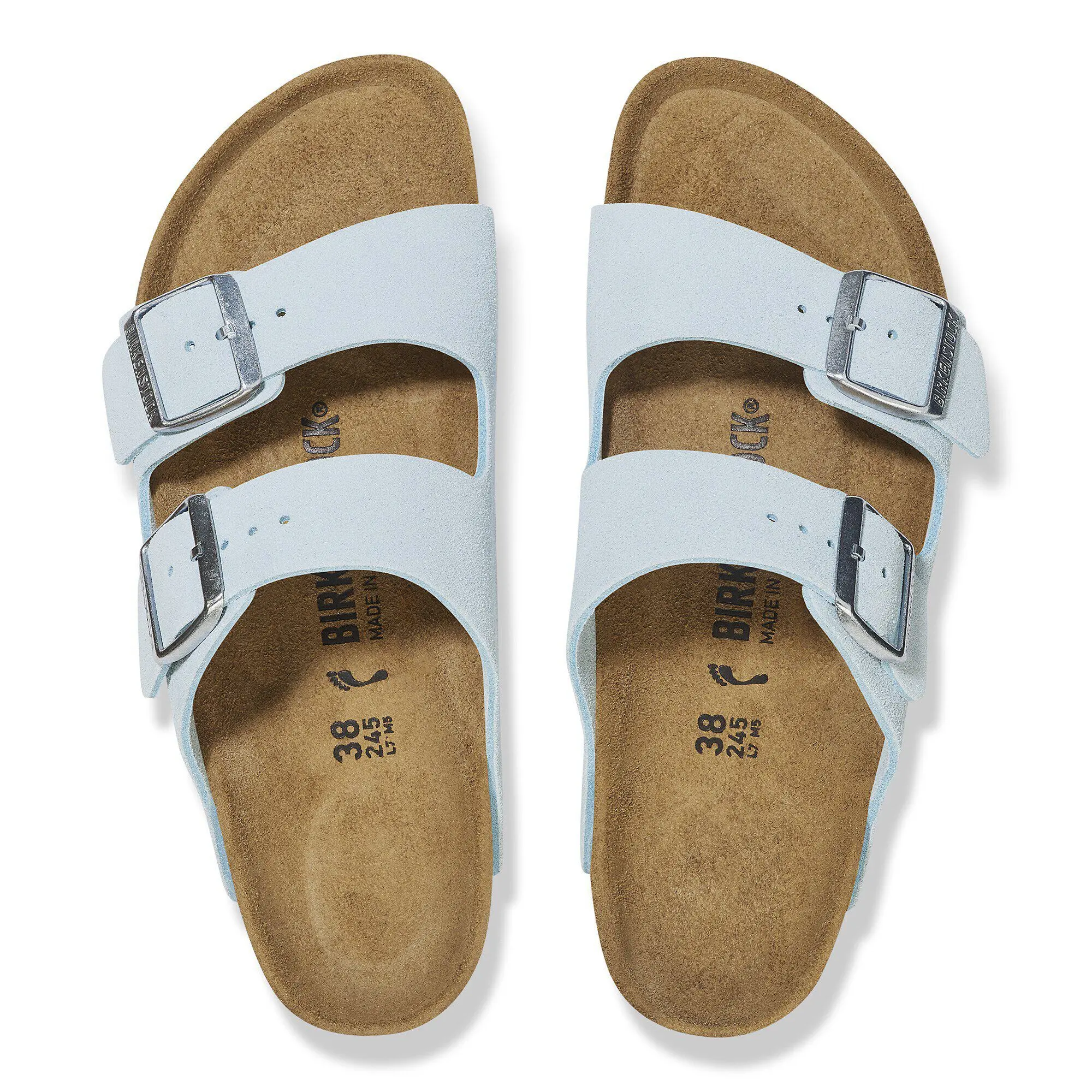 Alternative view of Arizona Suede Leather Baby Blue