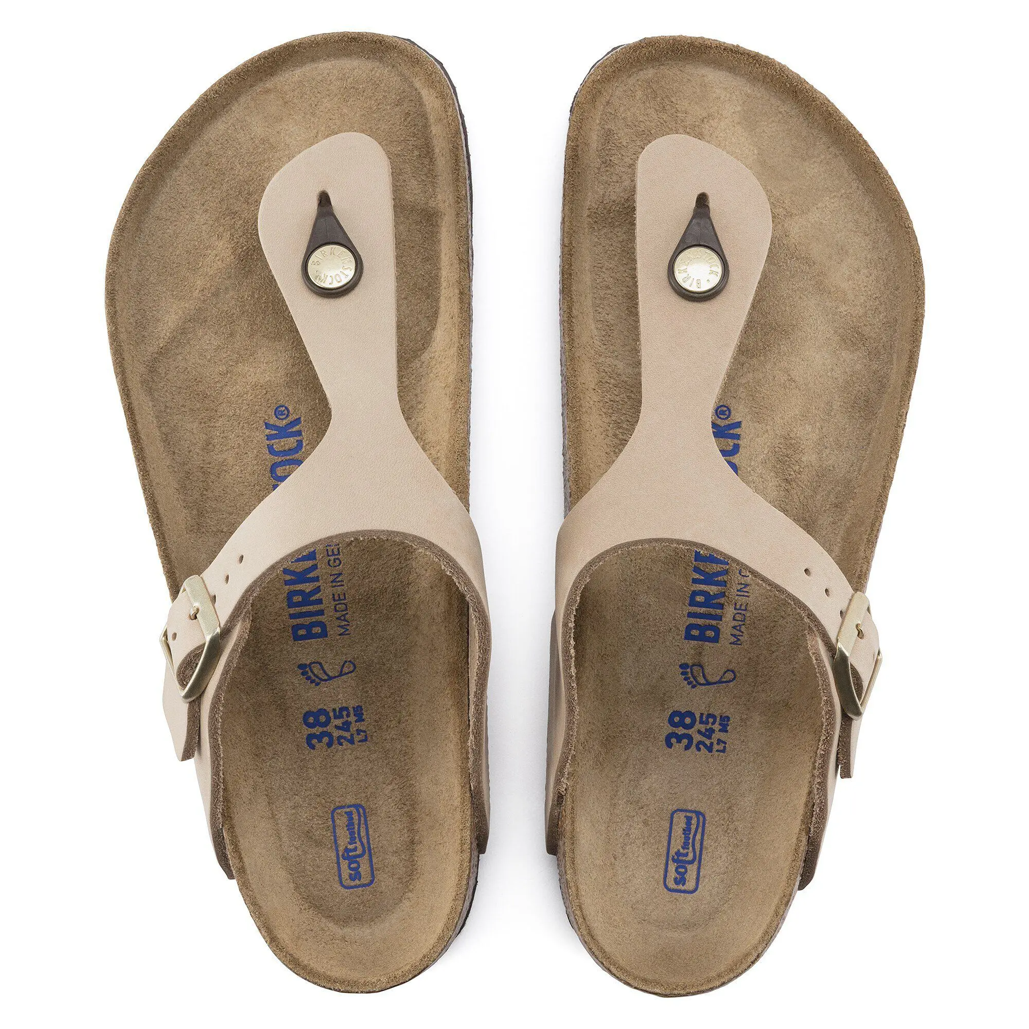 Alternative view of Gizeh Soft Footbed Nubuk Leather