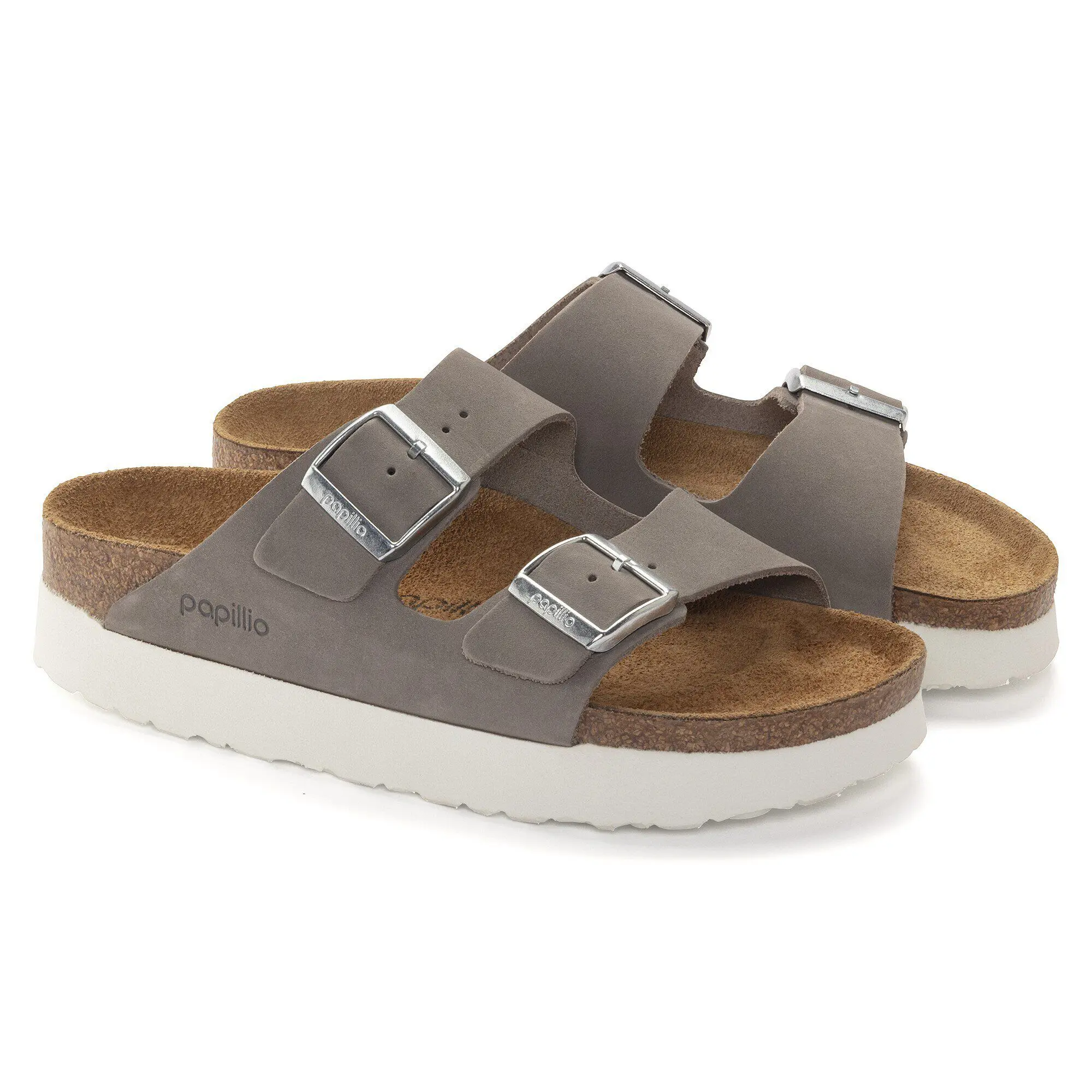 Arizona Flex Platform Nubuck Leather Dove Gray - Image 8