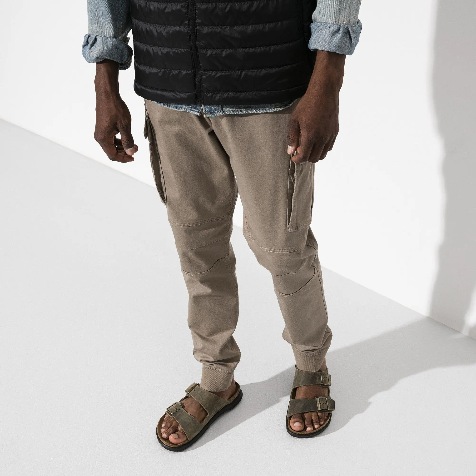 Arizona Crosstown Men Oiled Leather Faded Khaki - Image 5