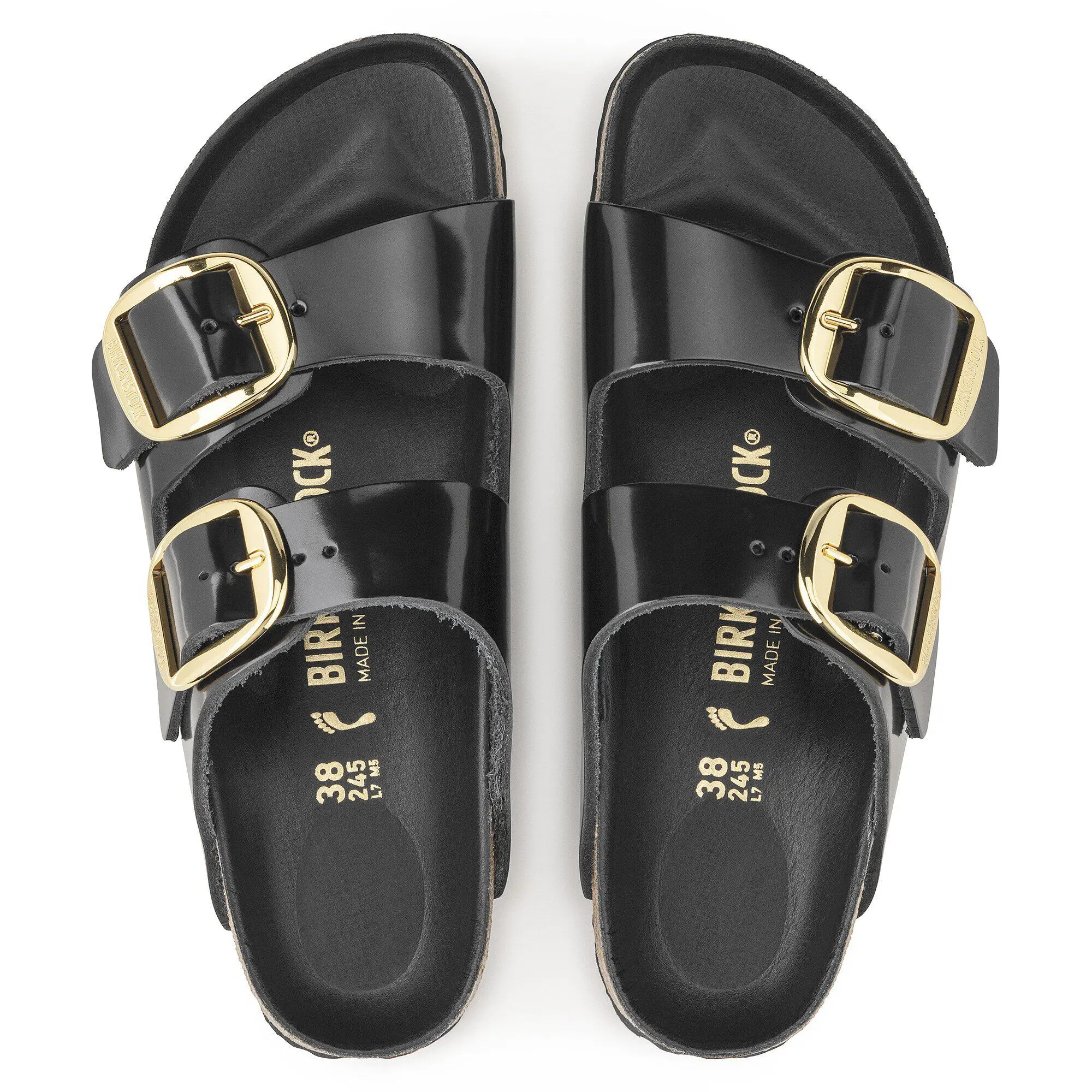 Alternative view of Arizona Big Buckle Natural Leather Patent