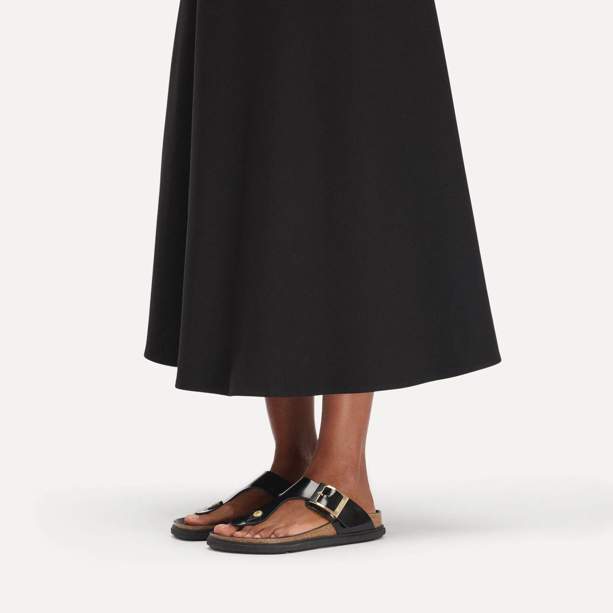 Gizeh Droplet Buckle Natural Leather Patent - Image 5
