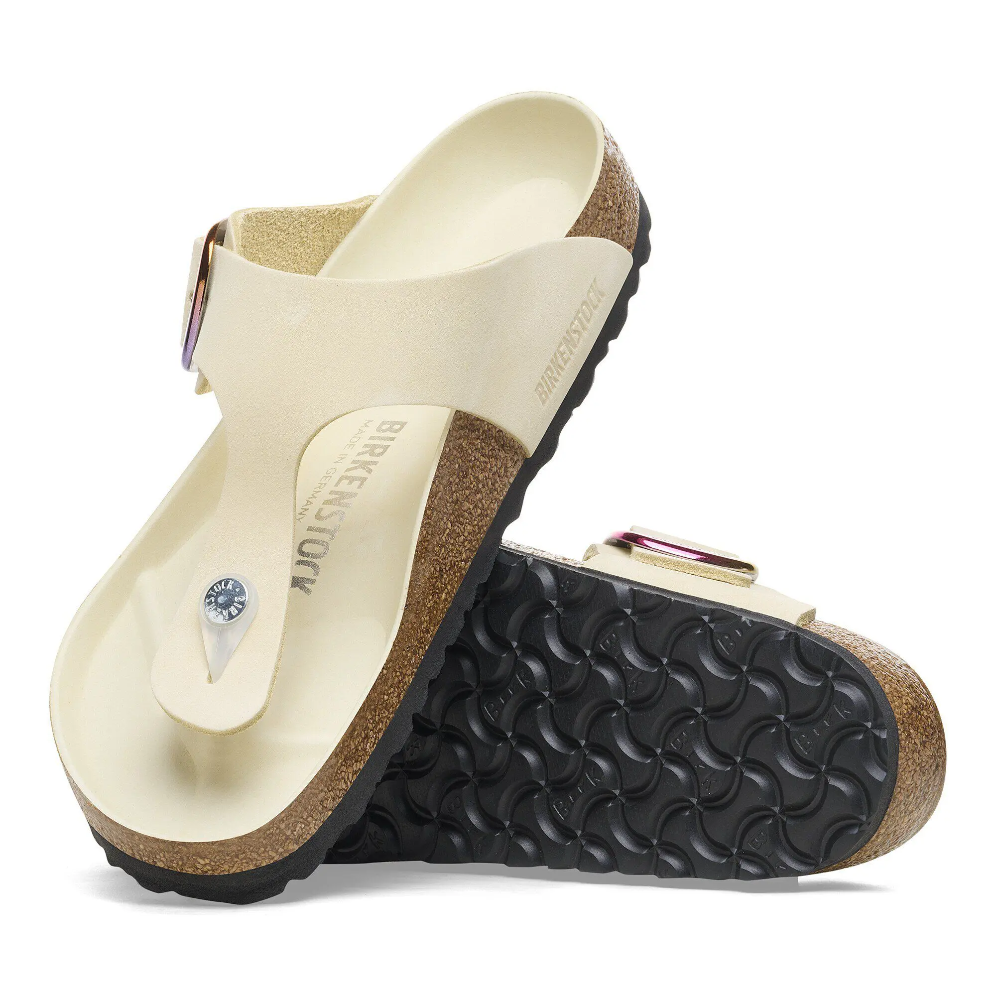 Gizeh Big Buckle Natural Leather Nubuck - Image 6